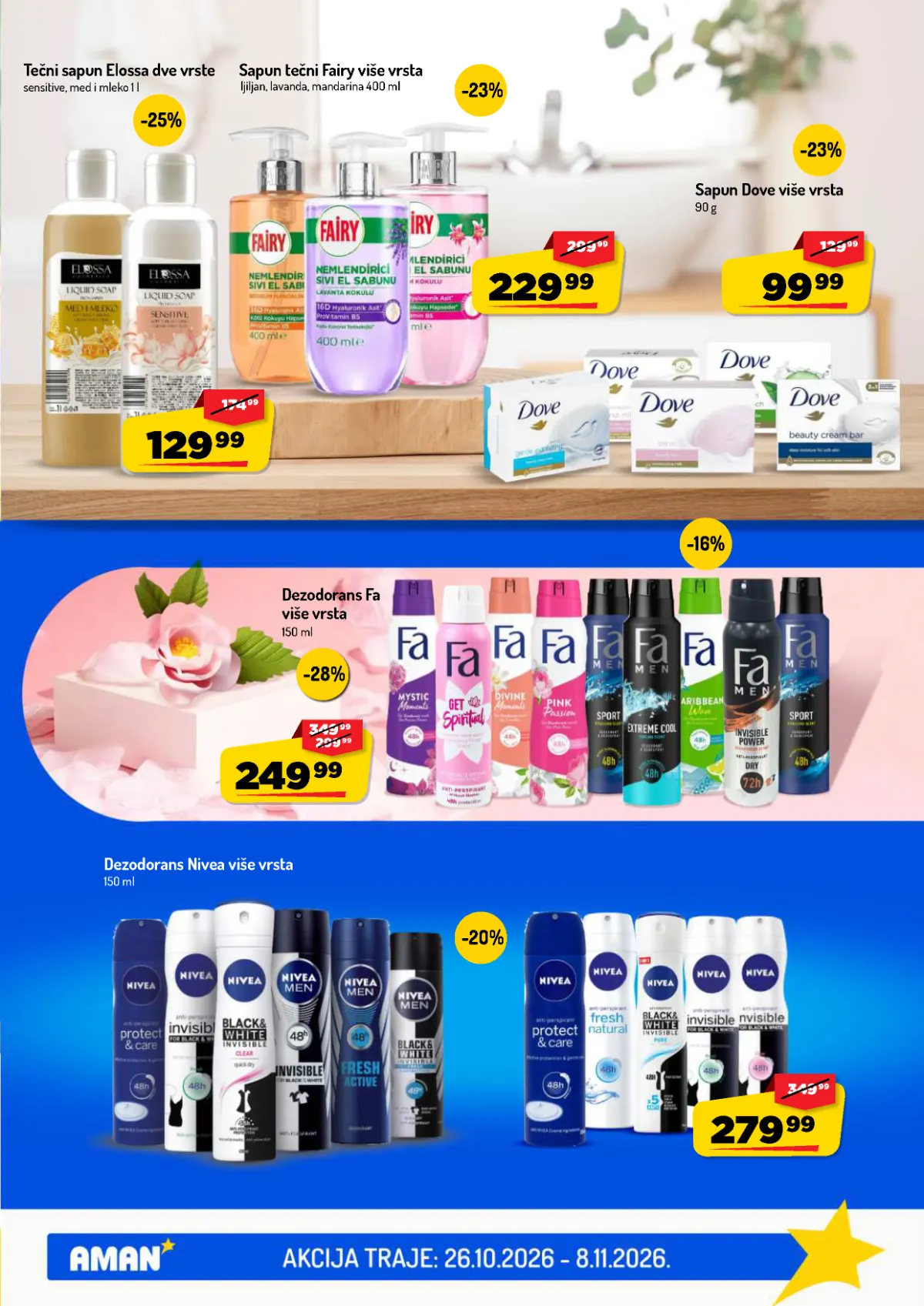 Aman katalog akcija strana 35 – važi od 26.10. do 8.11.2026.