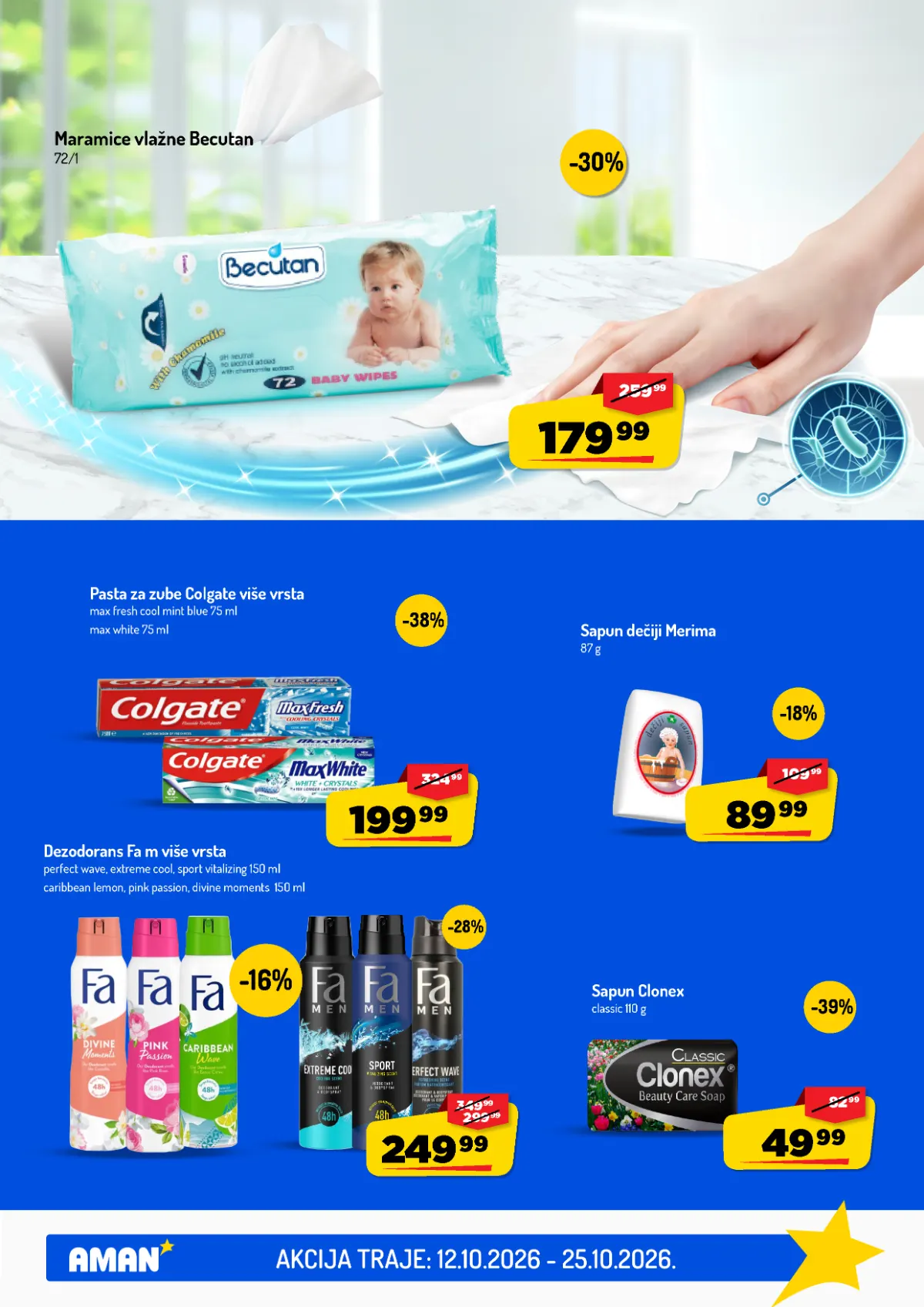 Aman katalog akcija strana 39 – važi od 12.10. do 25.10.2026.
