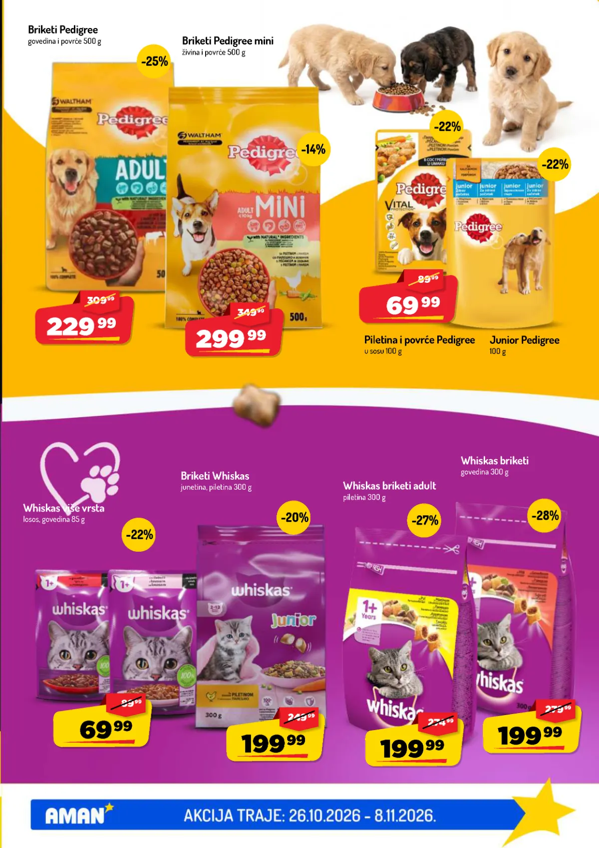 Aman katalog akcija strana 43 – važi od 26.10. do 8.11.2026.