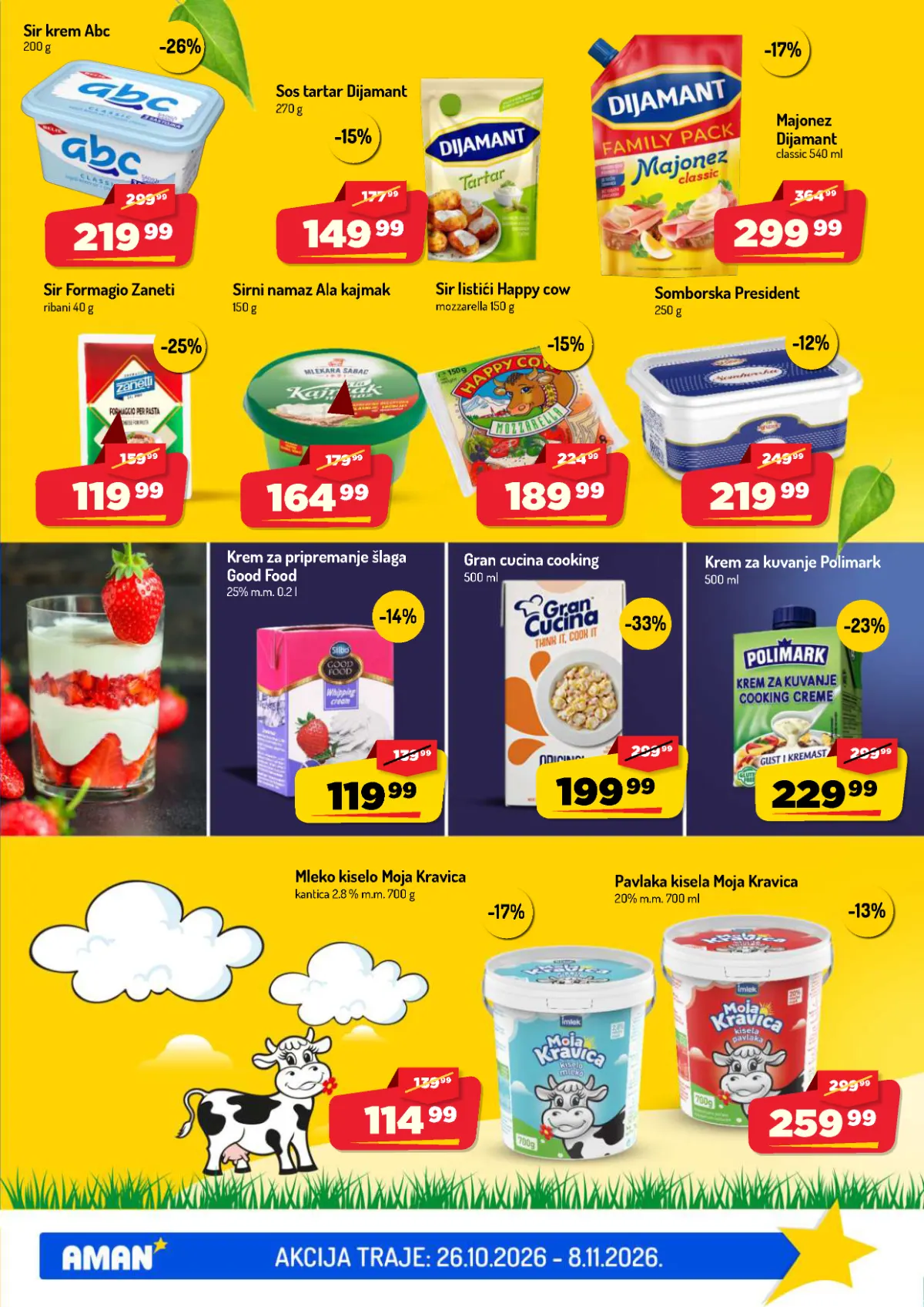 Aman katalog akcija strana 9 – važi od 26.10. do 8.11.2026.