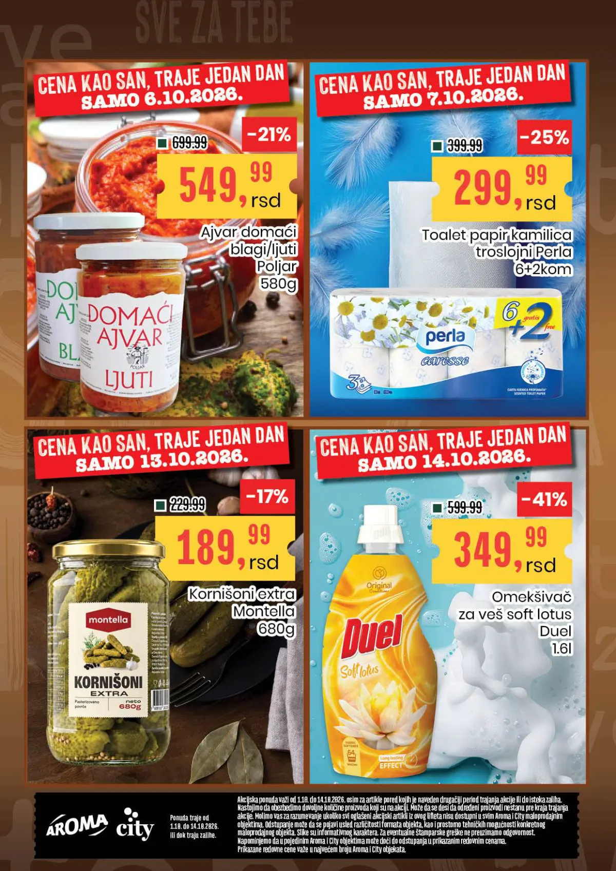 Aroma katalog akcija strana 22 – važi od 24.9. do 14.10.2026.
