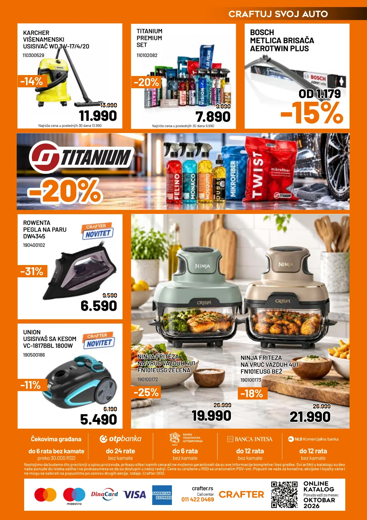 Crafter katalog akcija strana 12 – važi od 30.9. do 25.10.2026.