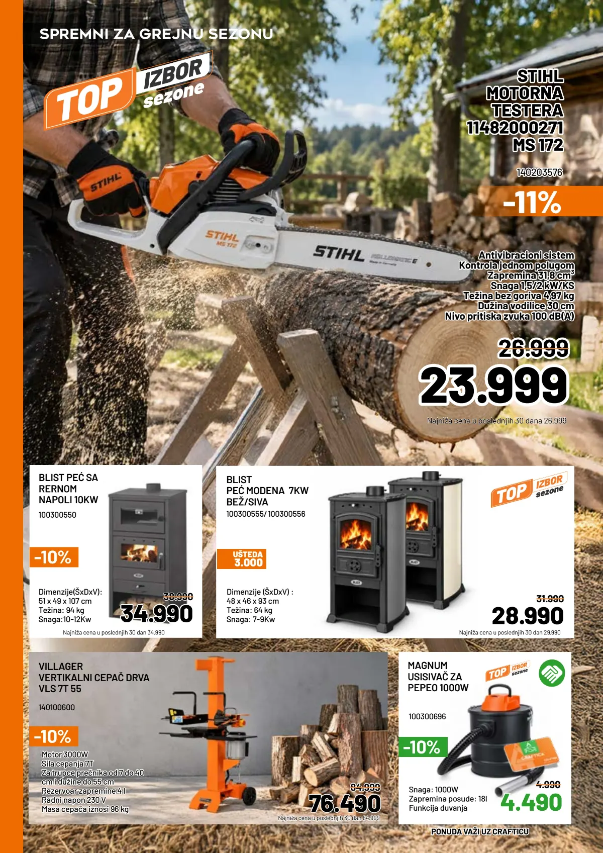Crafter katalog akcija strana 3 – važi od 30.9. do 25.10.2026.
