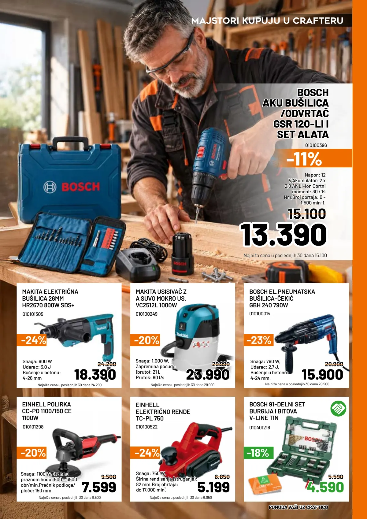 Crafter katalog akcija strana 4 – važi od 30.9. do 25.10.2026.