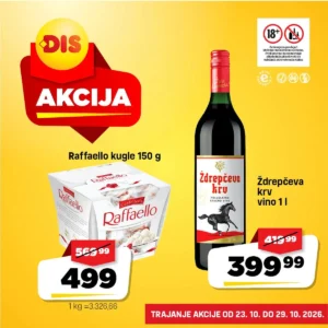 DIS katalog akcija strana 1 – važi od 23.10. do 29.10.2026.