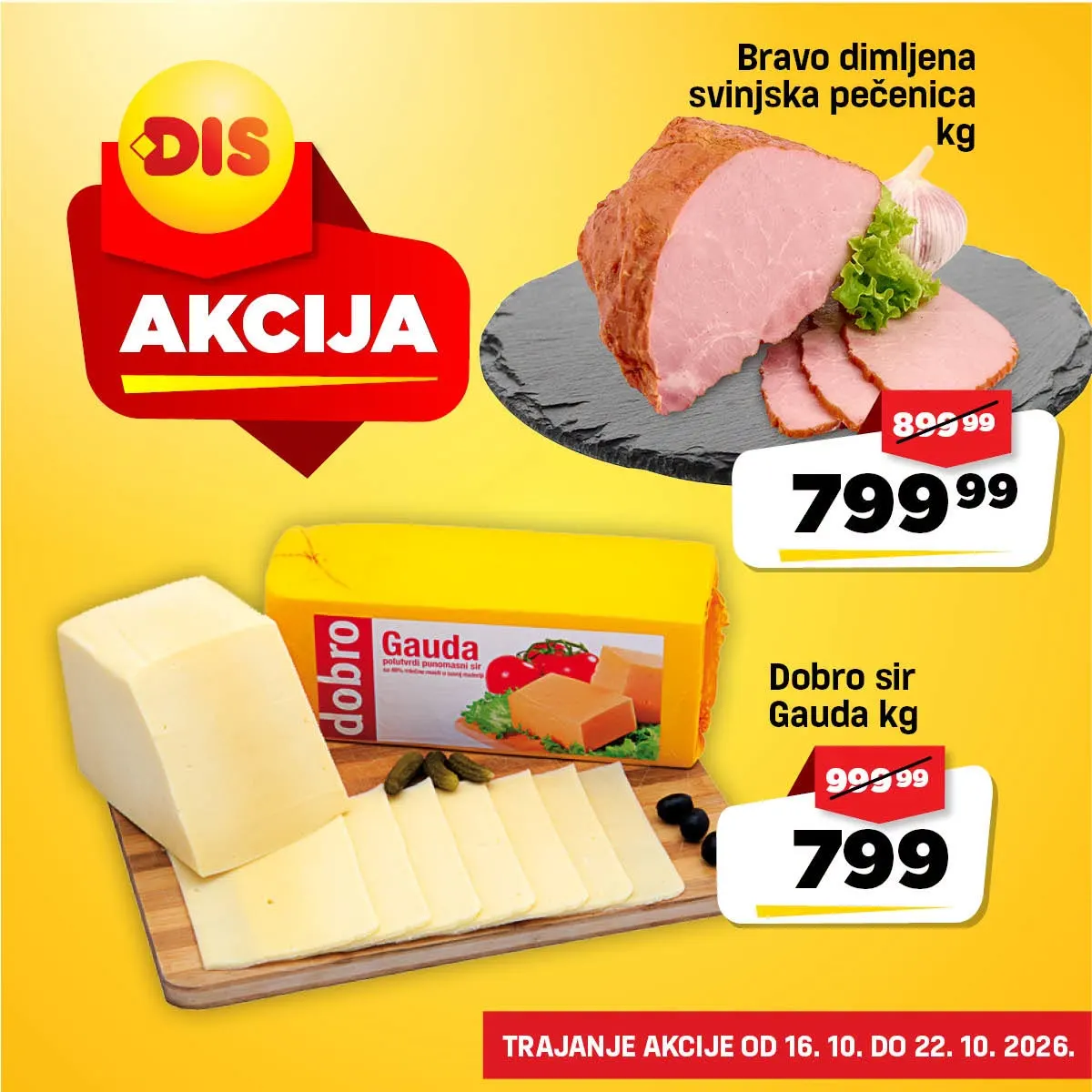DIS katalog akcija strana 5 – važi od 16.10. do 22.10.2026.
