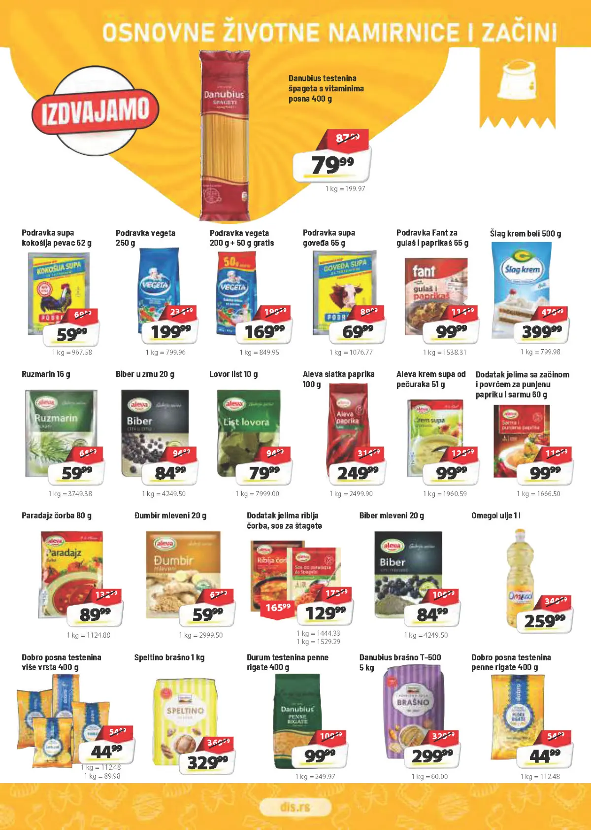 DIS katalog akcija strana 7 – važi od 1.10. do 14.10.2026.