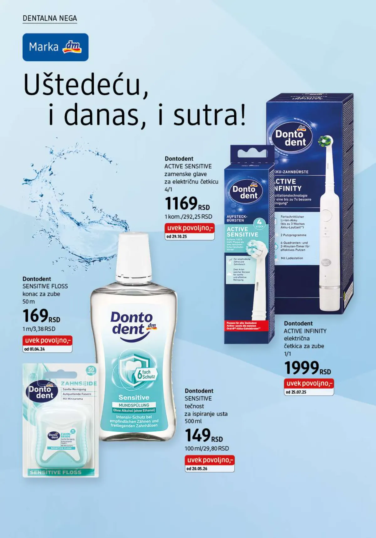 DM katalog akcija strana 18 – važi od 1.10. do 31.10.2026.