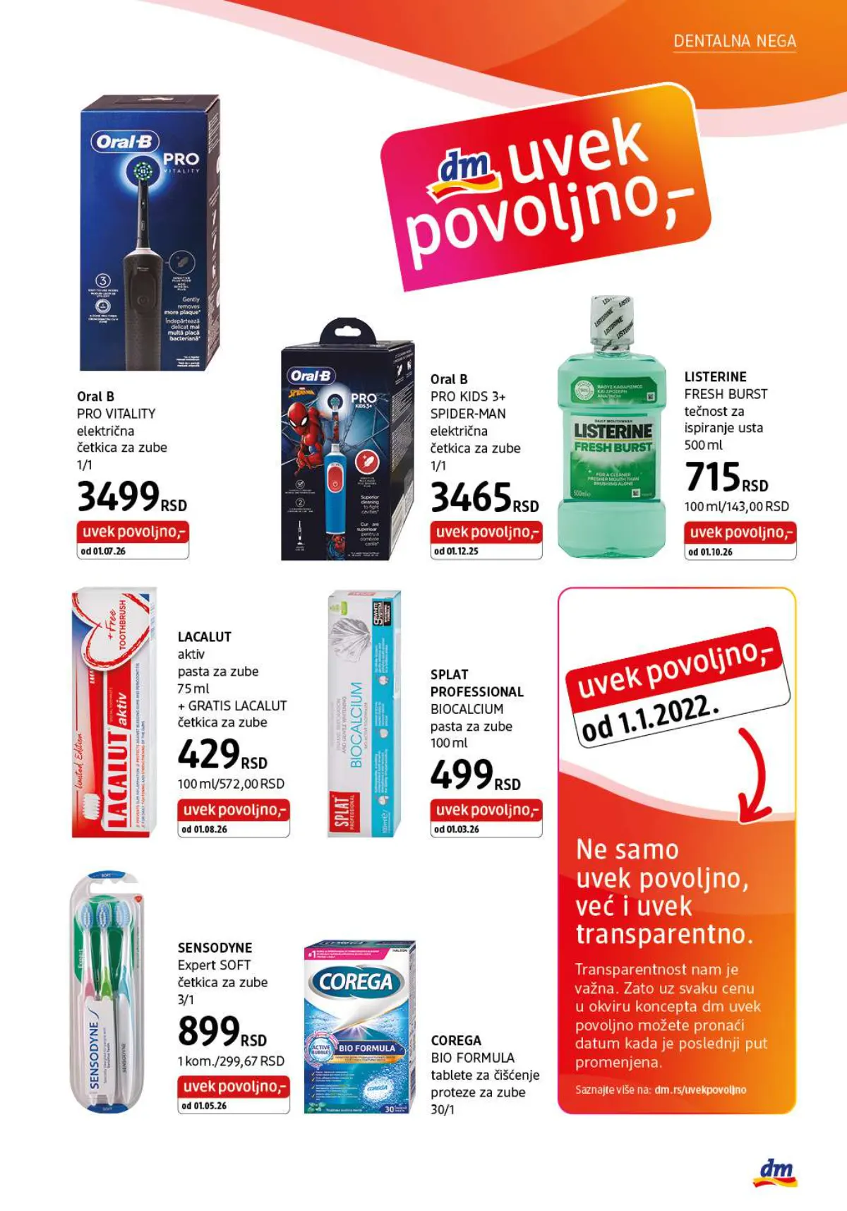 DM katalog akcija strana 19 – važi od 1.10. do 31.10.2026.