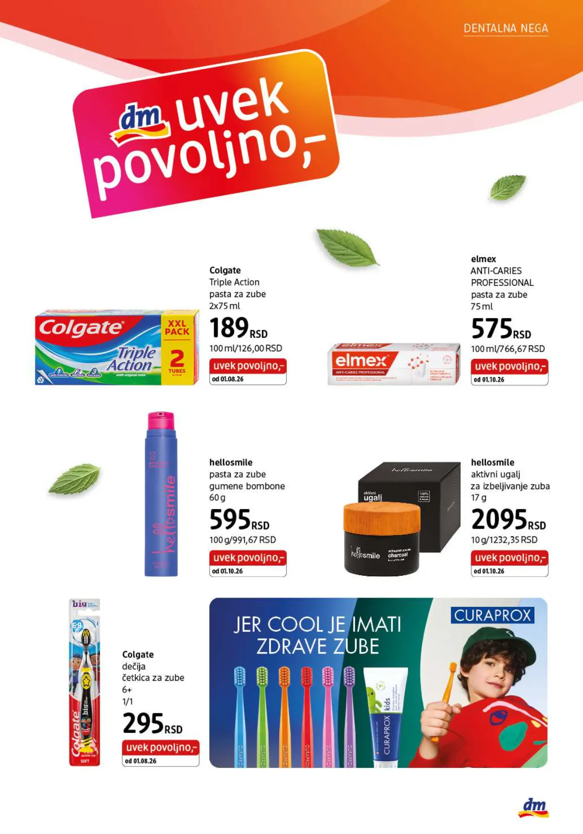 DM katalog akcija strana 21 – važi od 1.10. do 31.10.2026.
