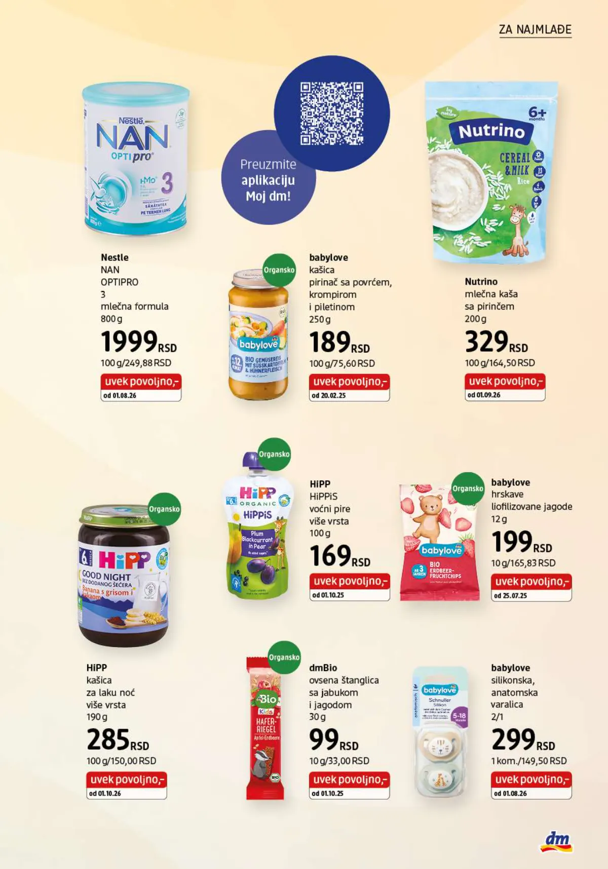 DM katalog akcija strana 33 – važi od 1.10. do 31.10.2026.