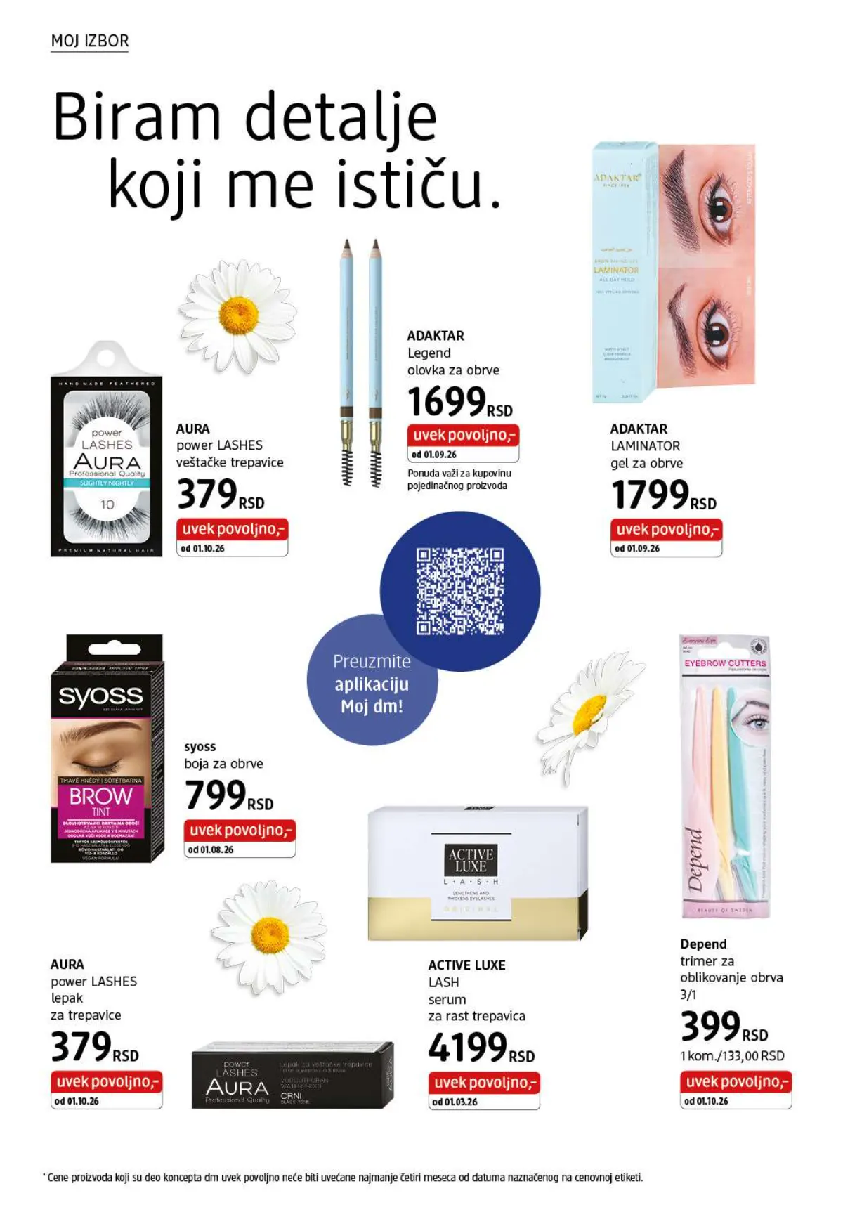 DM katalog akcija strana 8 – važi od 1.10. do 31.10.2026.