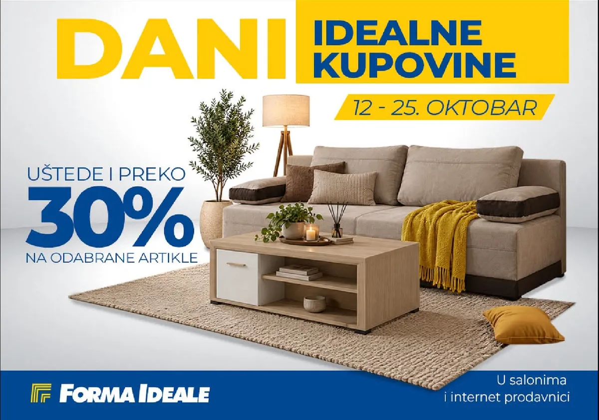 Forma Ideale katalog akcija strana 1 – važi od 12.10. do 25.10.2026.