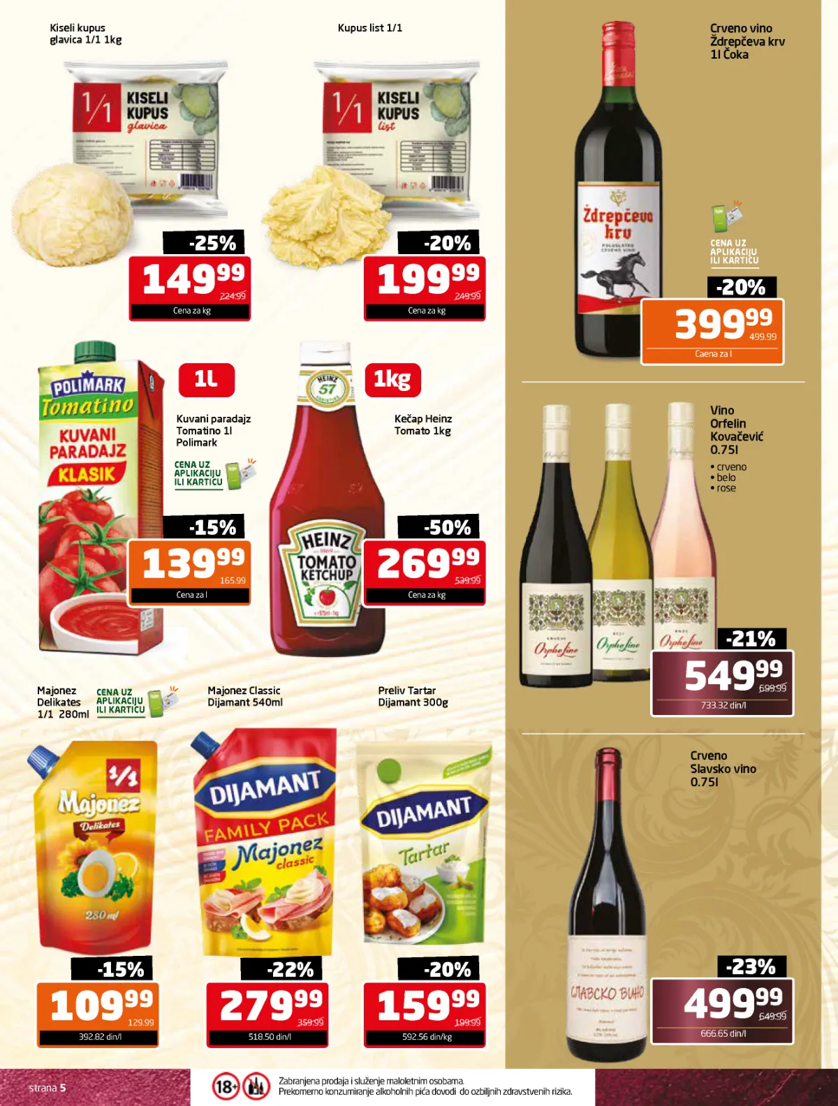Gomex katalog akcija strana 5 – važi od 26.10. do 22.11.2026.