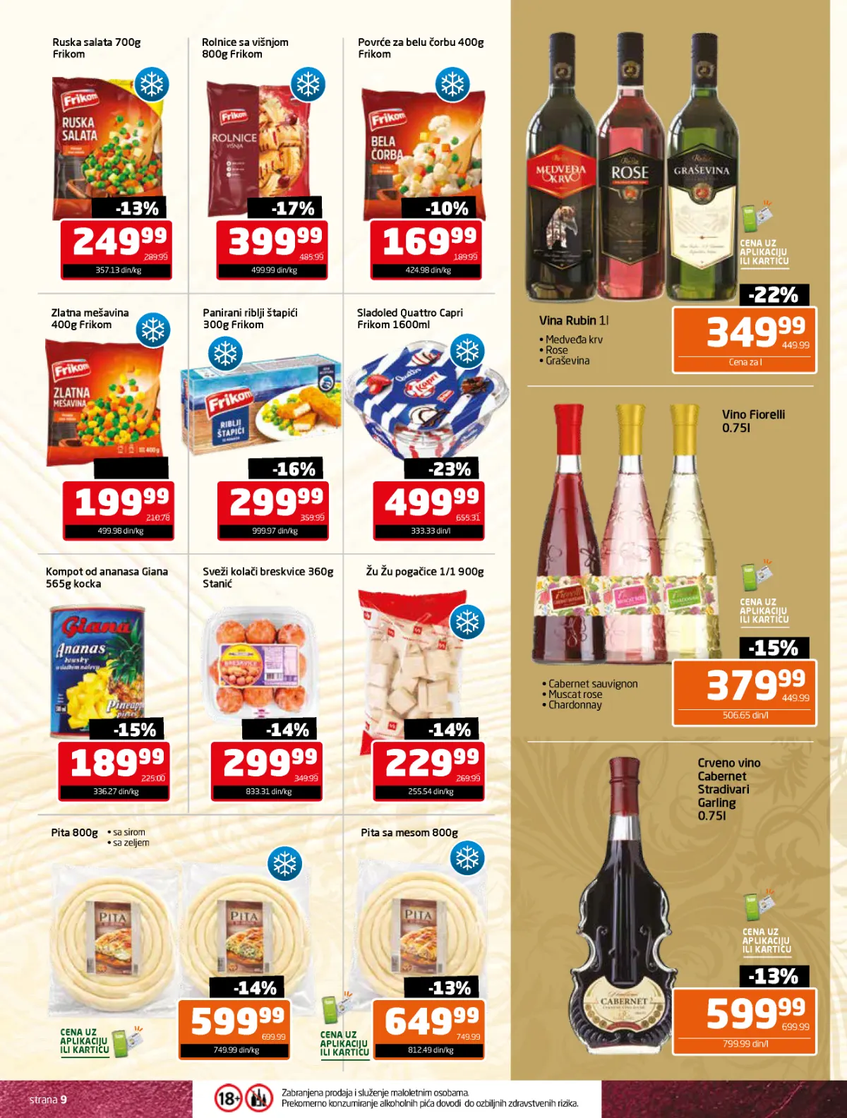 Gomex katalog akcija strana 9 – važi od 26.10. do 22.11.2026.