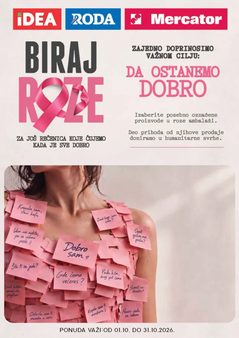 Idea katalog akcija strana 1 – važi od 24.9. do 14.10.2026.
