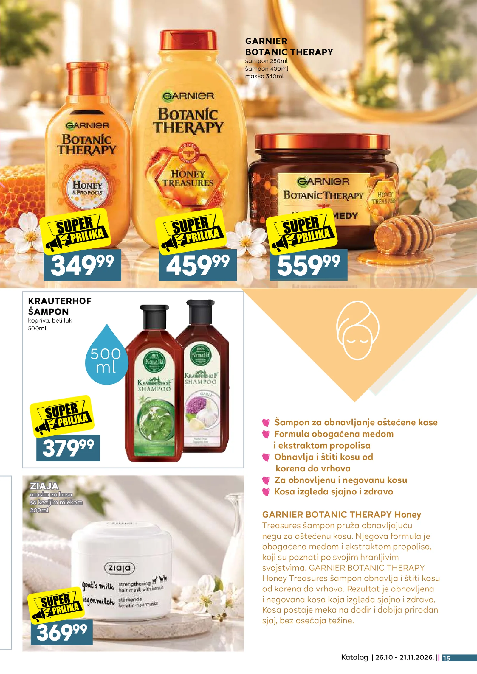 Idea katalog akcija strana 15 – važi od 26.10. do 21.11.2026.