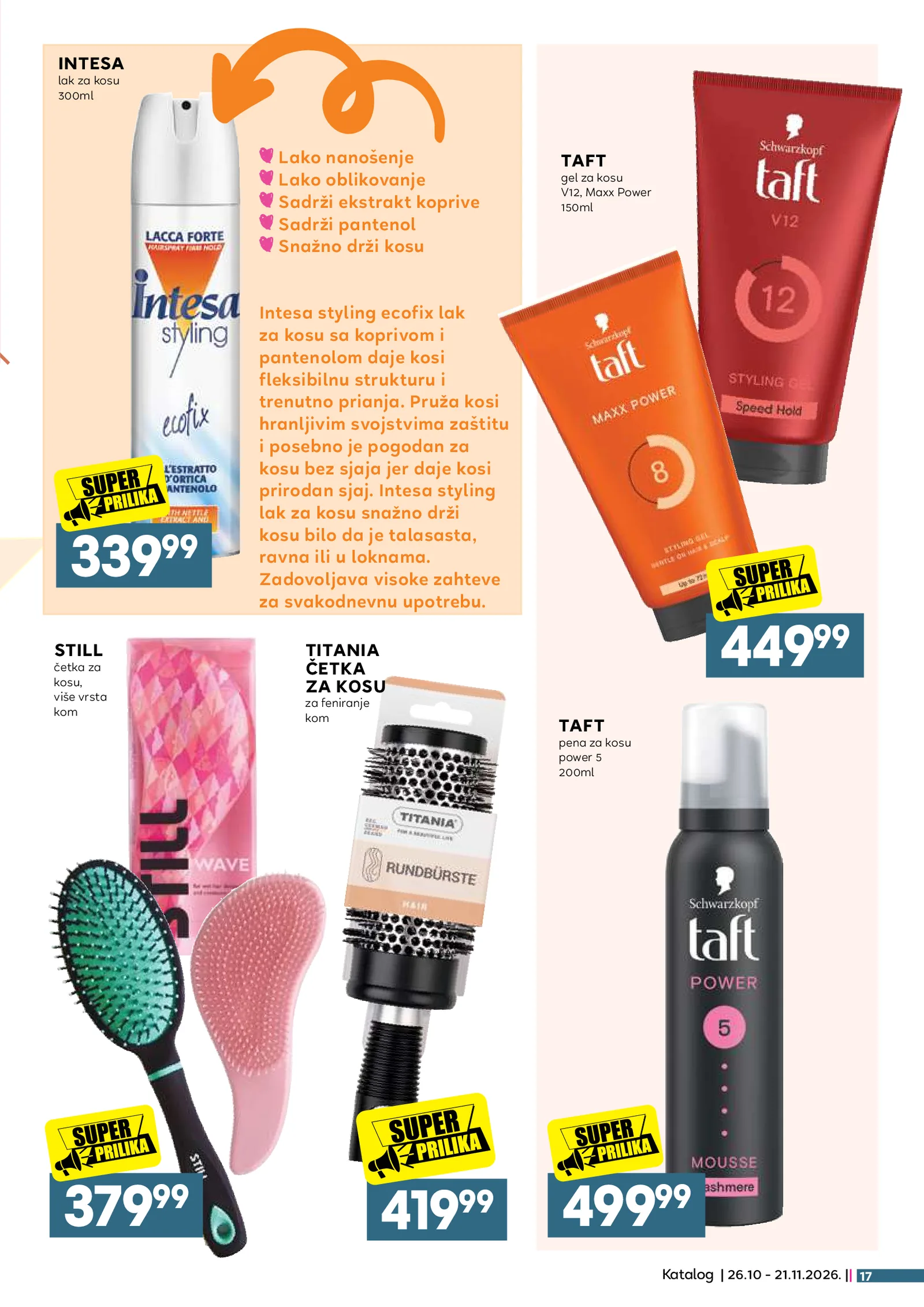 Idea katalog akcija strana 17 – važi od 26.10. do 21.11.2026.
