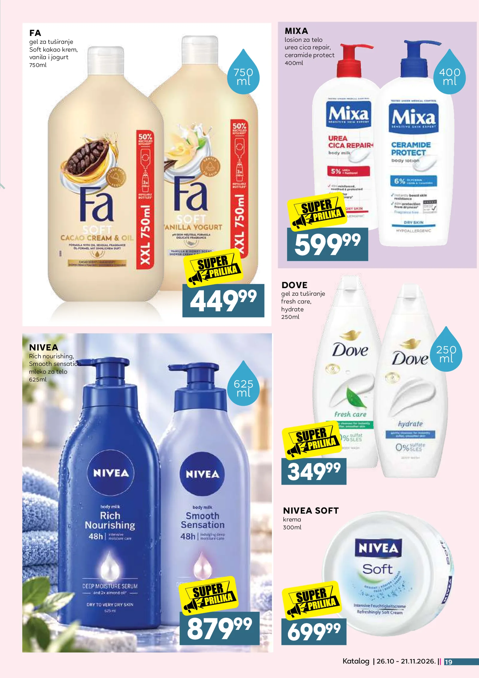 Idea katalog akcija strana 19 – važi od 26.10. do 21.11.2026.