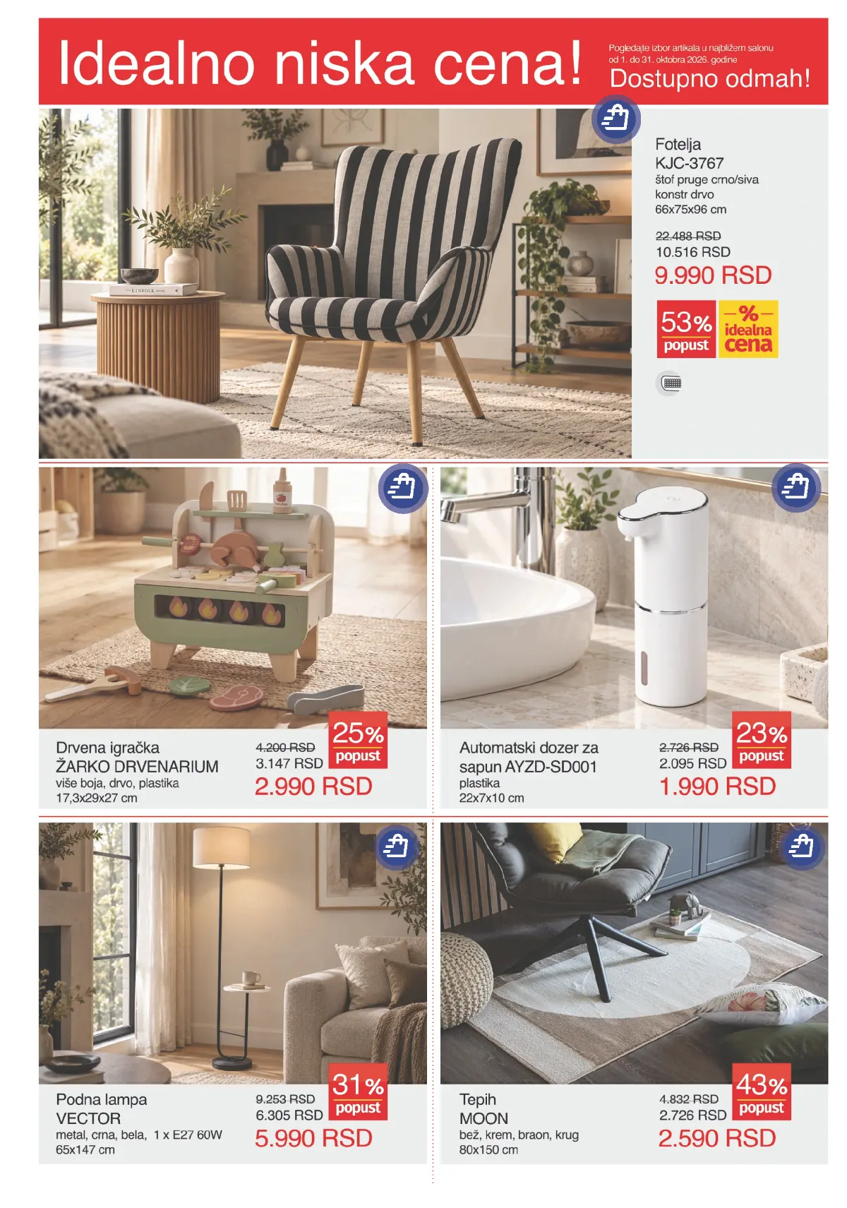 Idea katalog akcija strana 2 – važi od 24.9. do 14.10.2026.