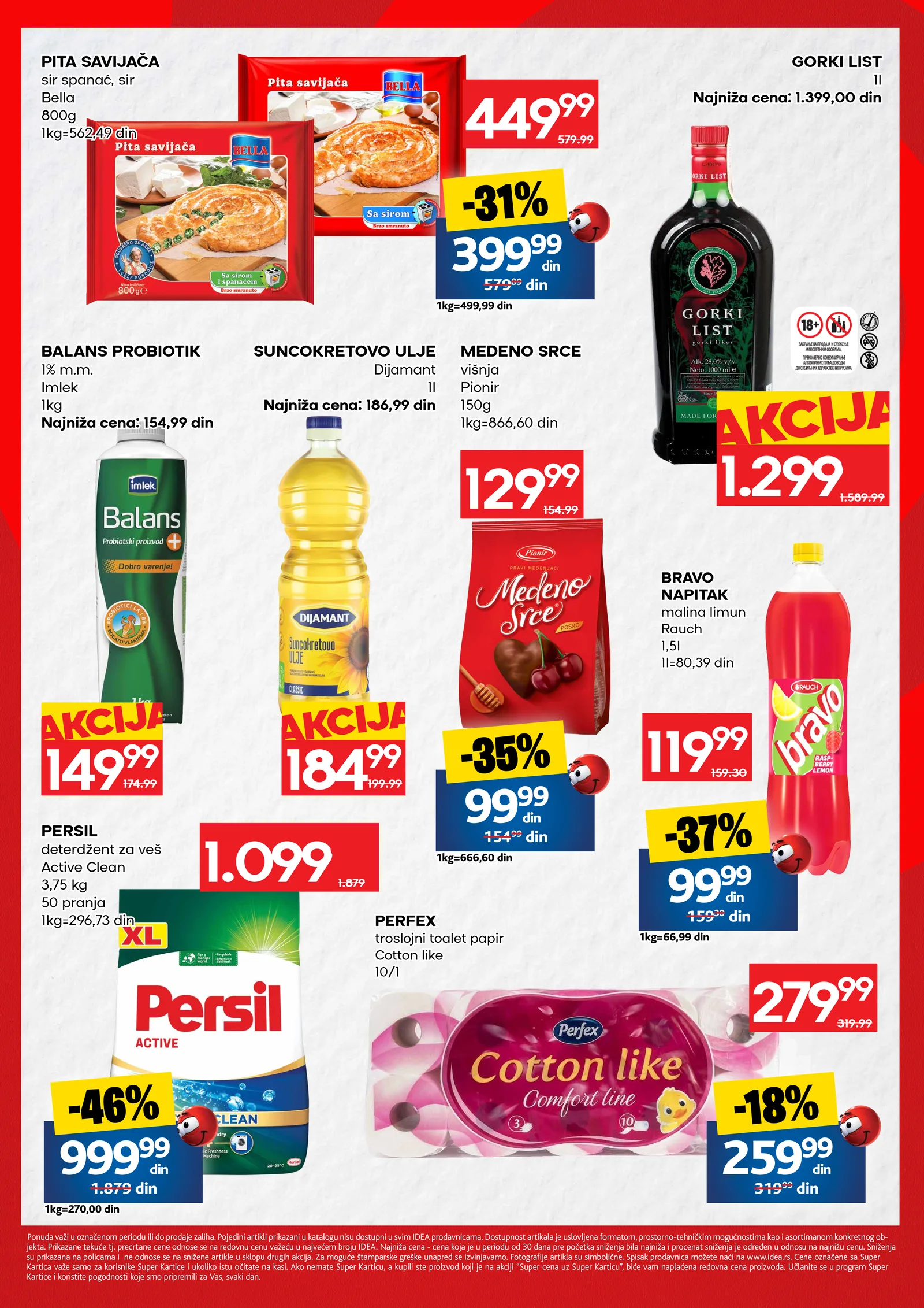 Idea katalog akcija strana 2 – važi od 15.10. do 18.10.2026.