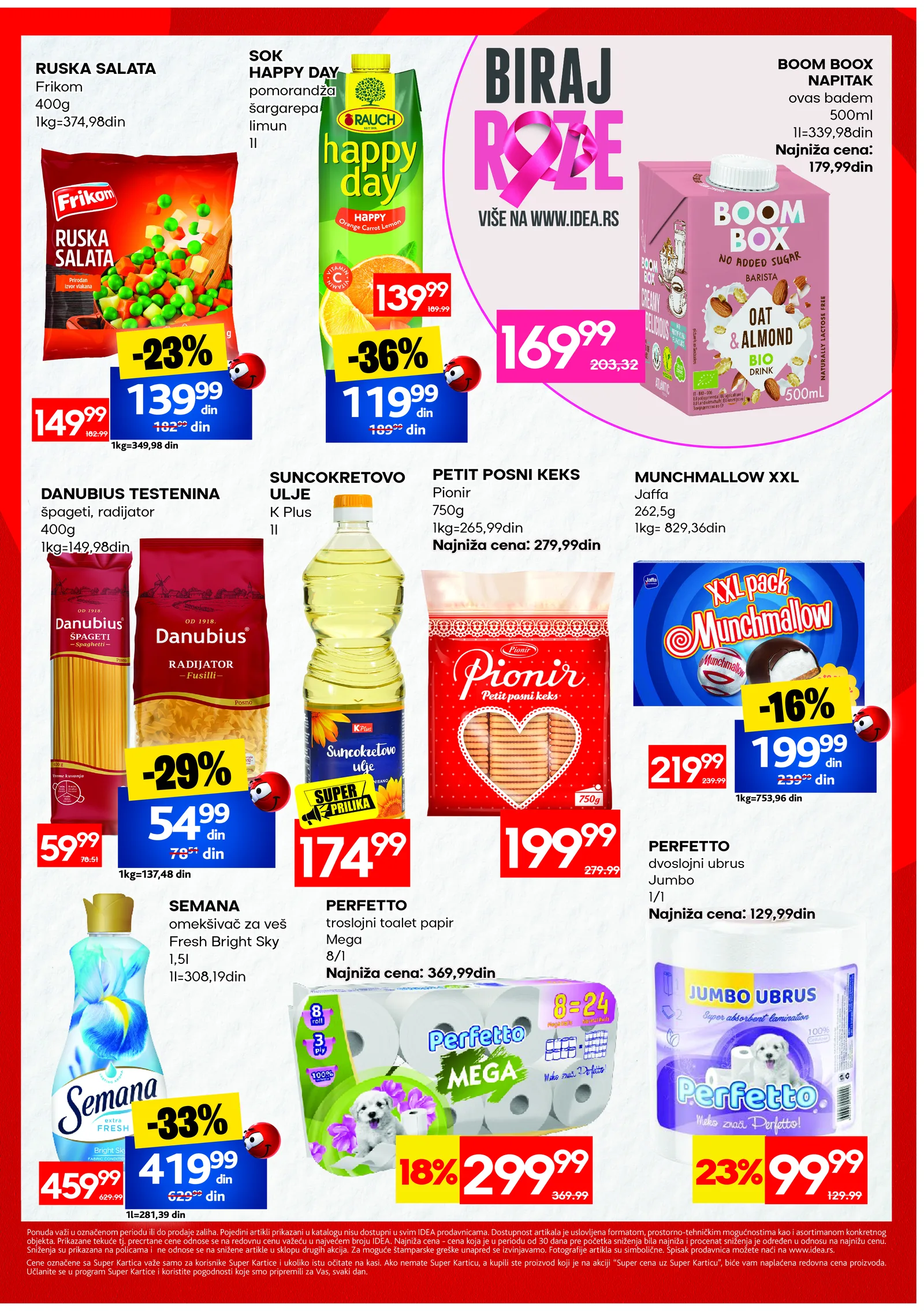 Idea katalog akcija strana 2 – važi od 22.10. do 25.10.2026.