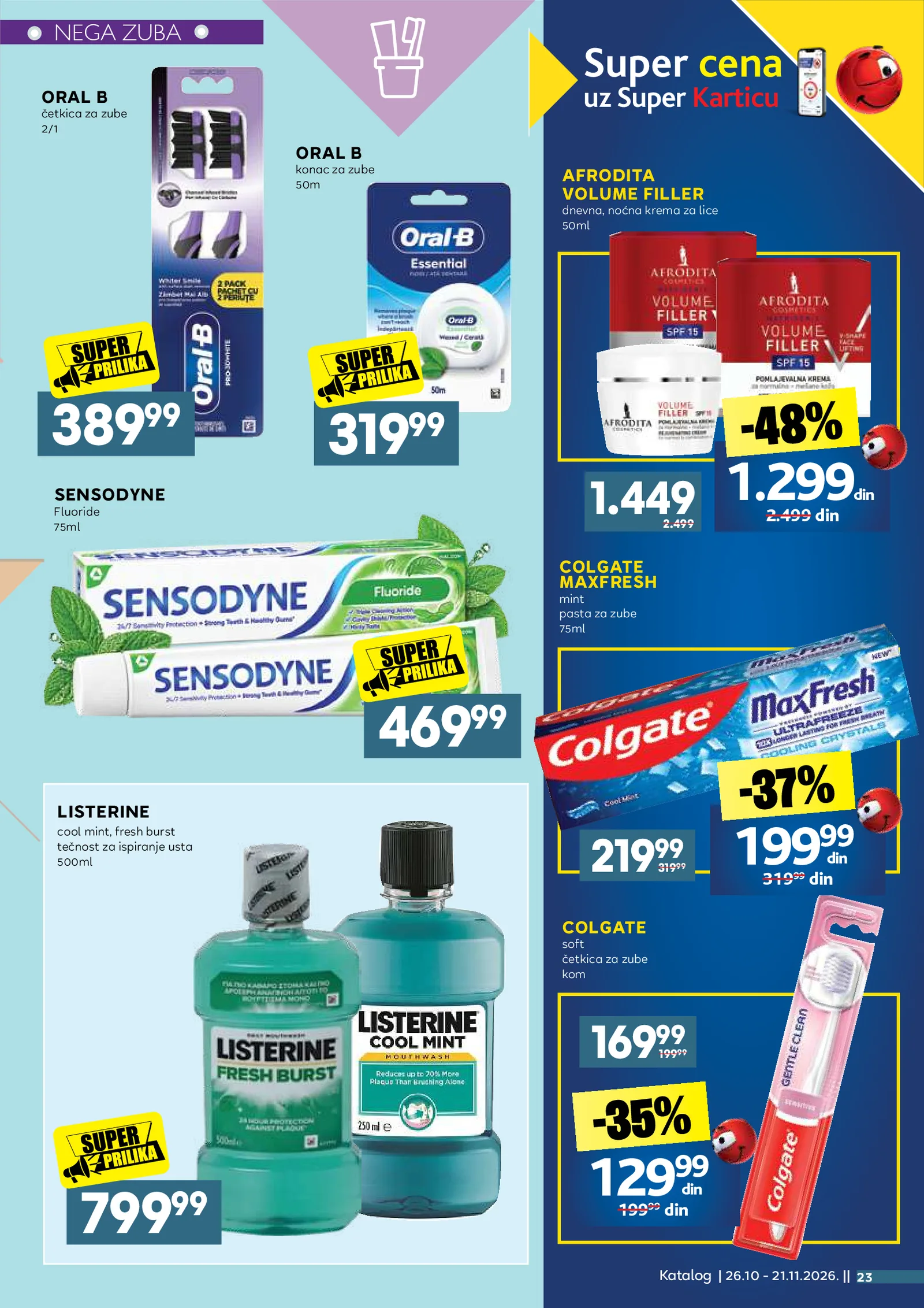 Idea katalog akcija strana 23 – važi od 26.10. do 21.11.2026.