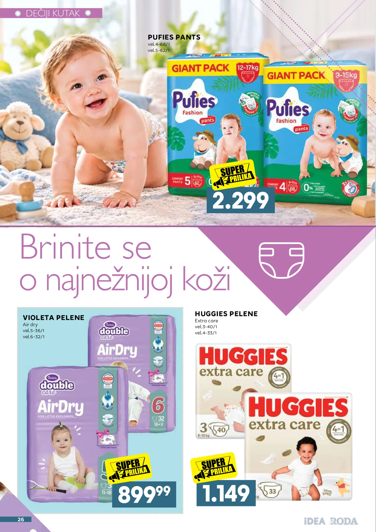 Idea katalog akcija strana 26 – važi od 26.10. do 21.11.2026.