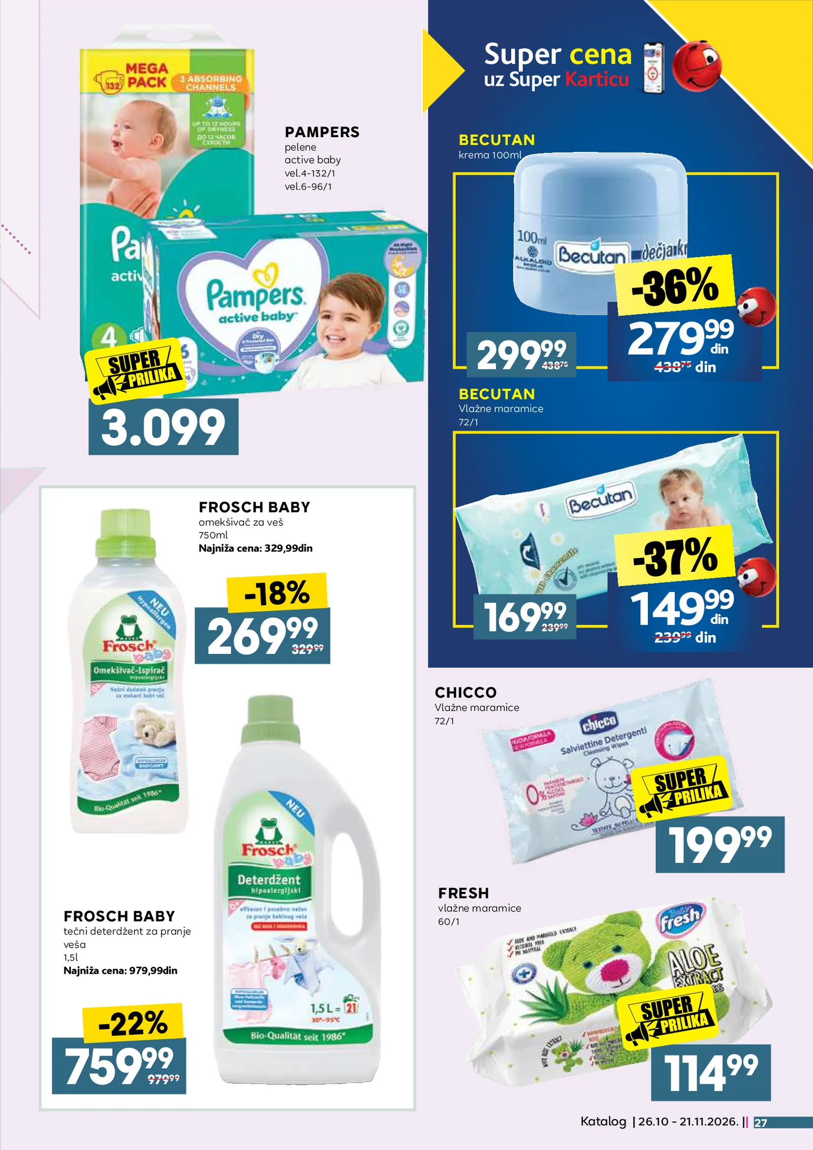 Idea katalog akcija strana 27 – važi od 26.10. do 21.11.2026.