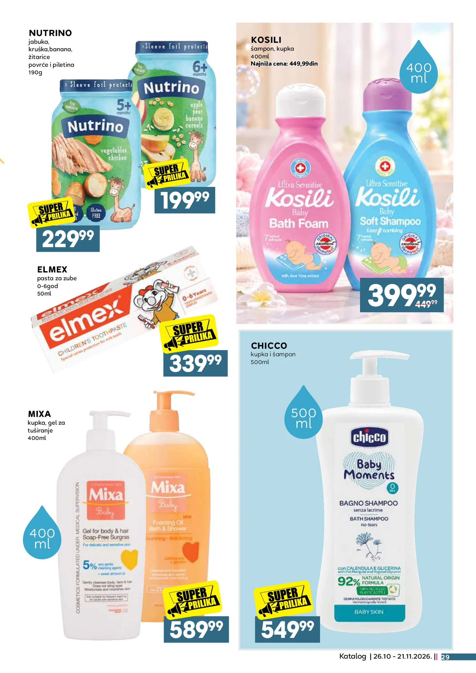Idea katalog akcija strana 29 – važi od 26.10. do 21.11.2026.