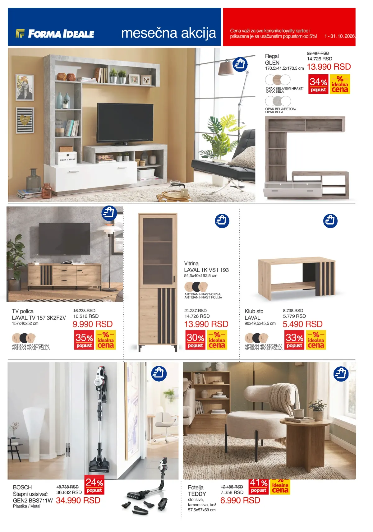 Idea katalog akcija strana 3 – važi od 24.9. do 14.10.2026.
