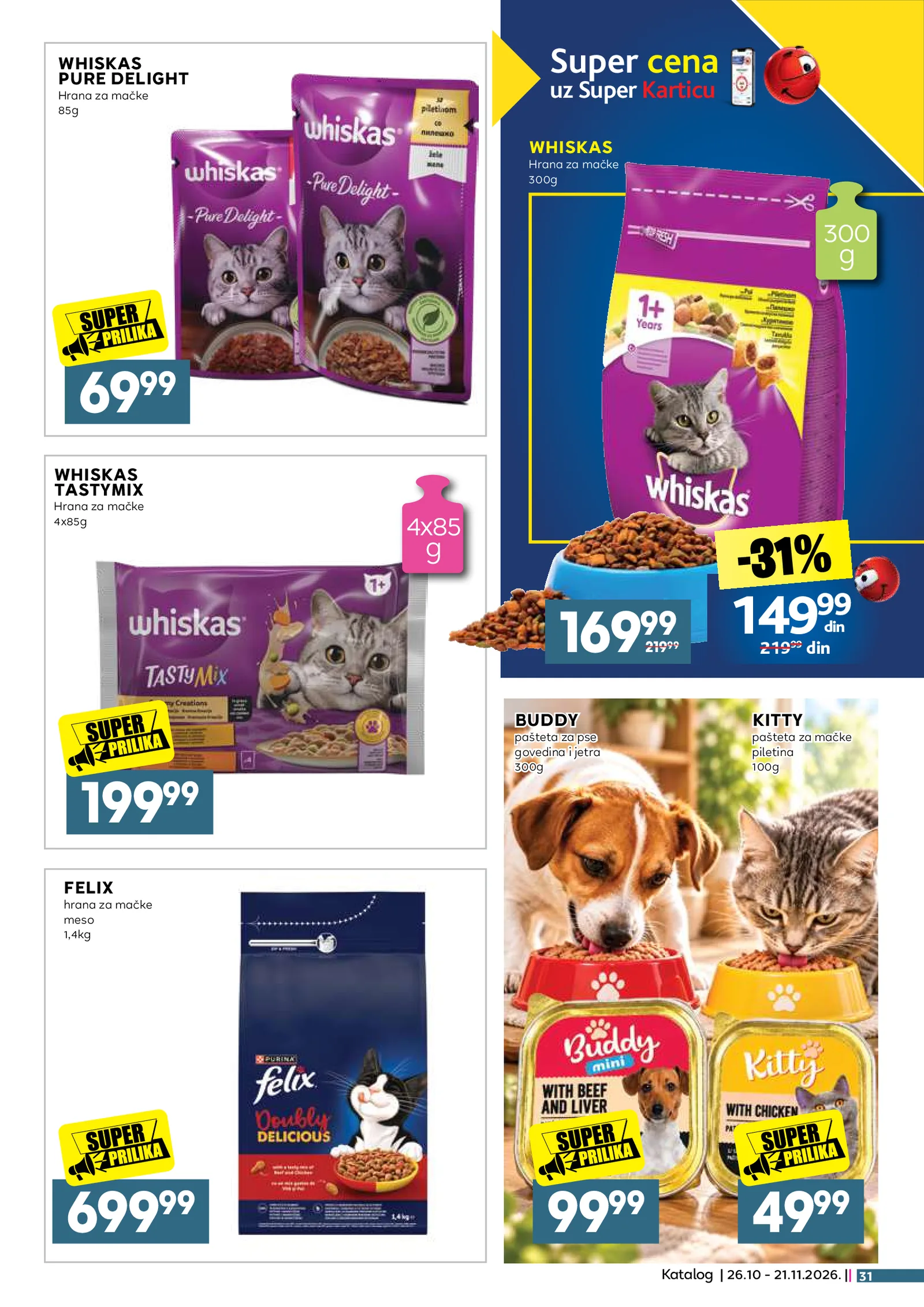 Idea katalog akcija strana 31 – važi od 26.10. do 21.11.2026.