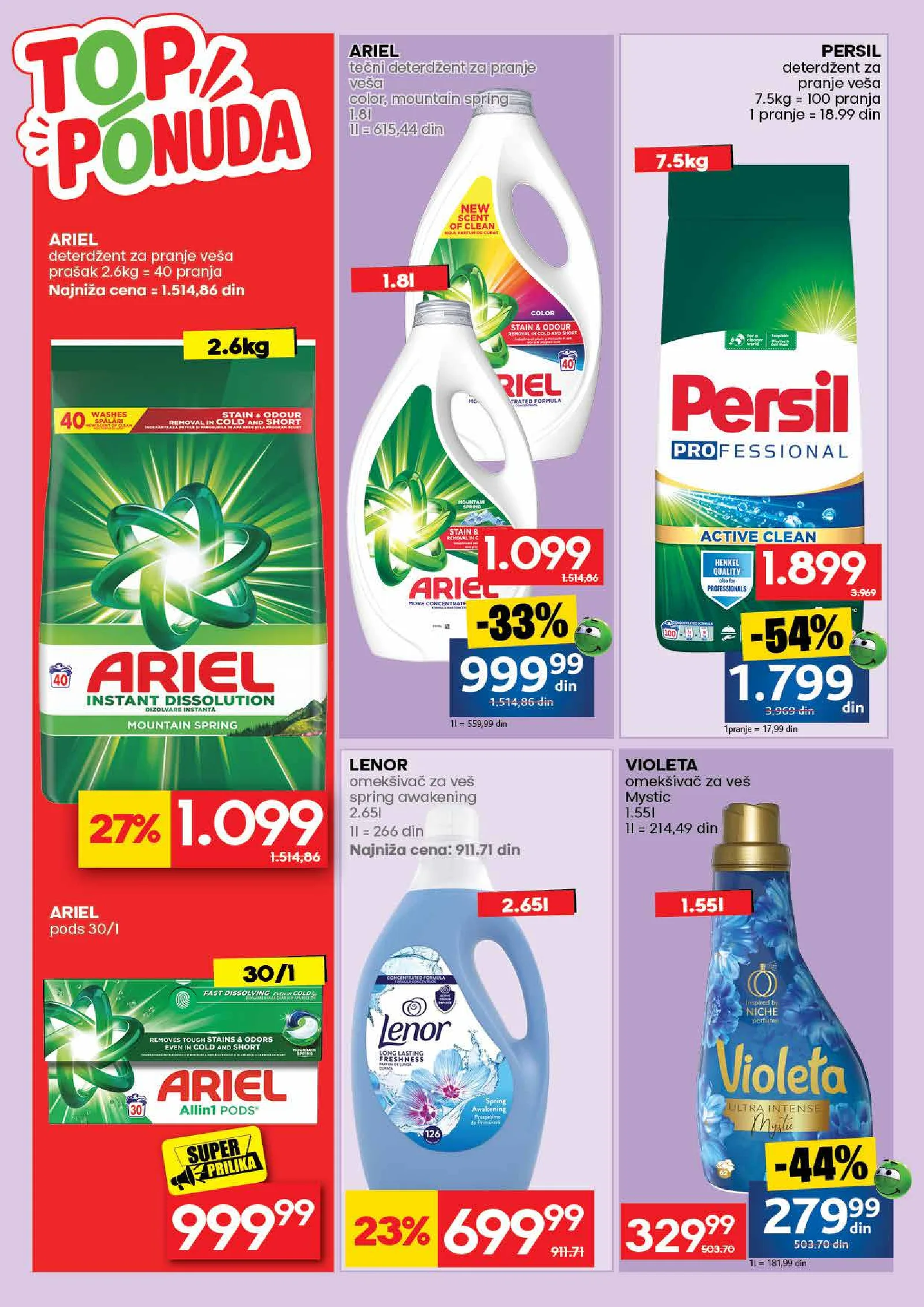 Idea katalog akcija strana 52 – važi od 12.10. do 25.10.2026.