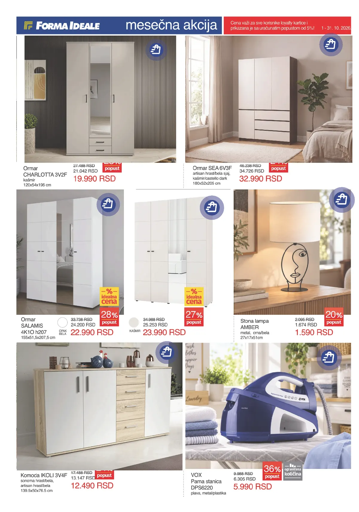 Idea katalog akcija strana 6 – važi od 24.9. do 14.10.2026.