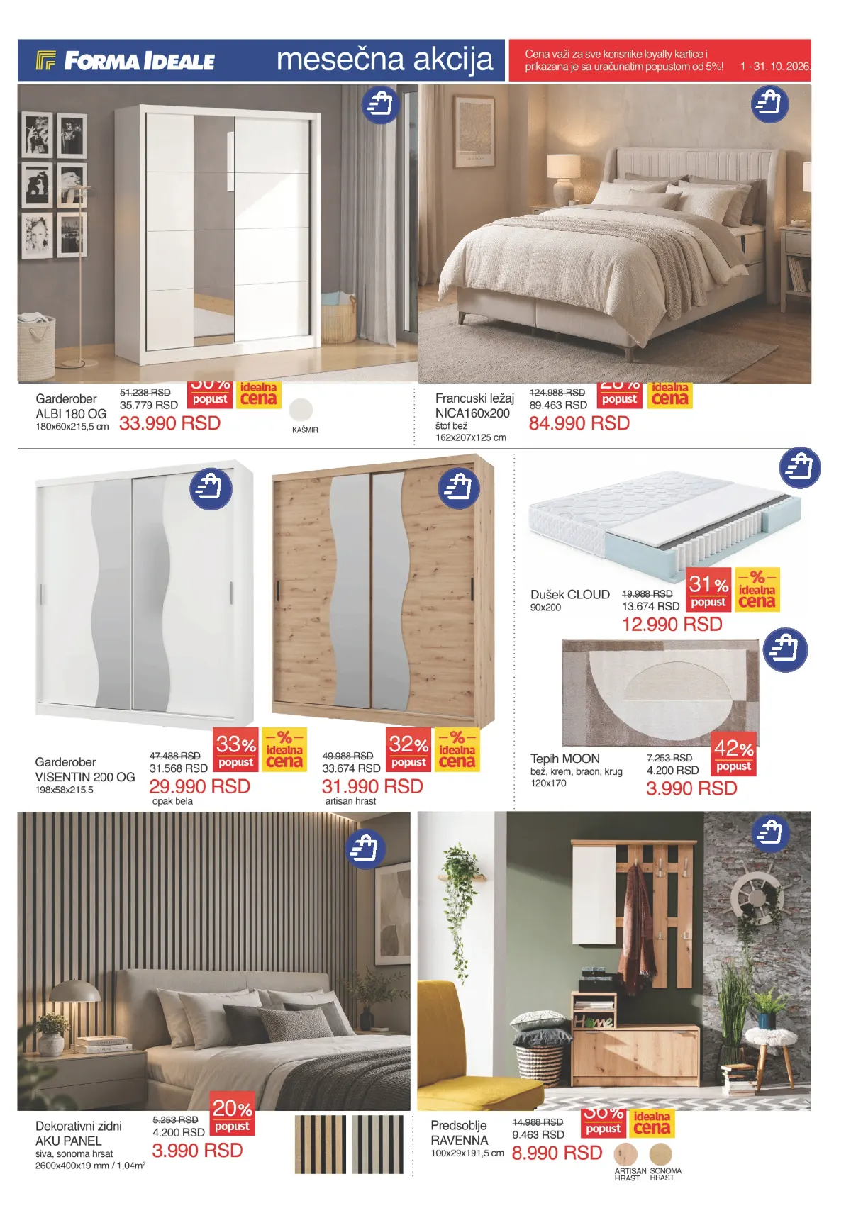 Idea katalog akcija strana 7 – važi od 24.9. do 14.10.2026.