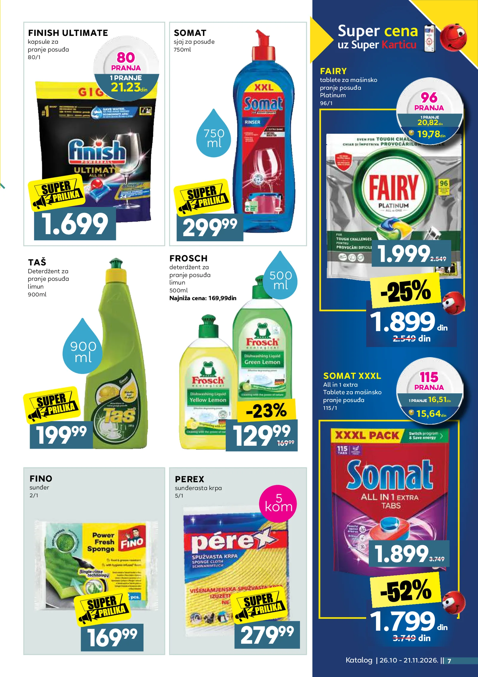 Idea katalog akcija strana 7 – važi od 26.10. do 21.11.2026.