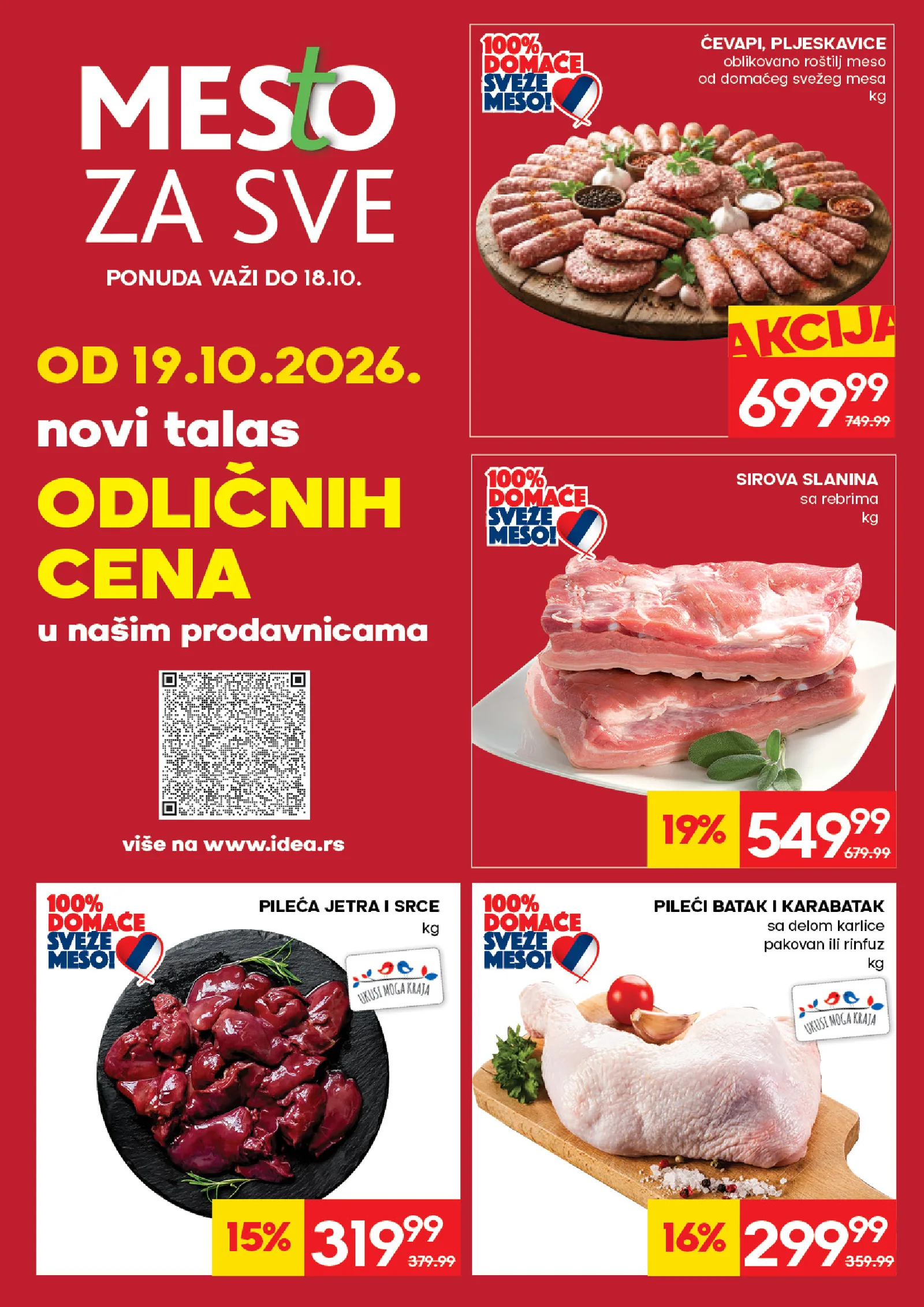 Idea katalog akcija strana 8 – važi od 12.10. do 25.10.2026.
