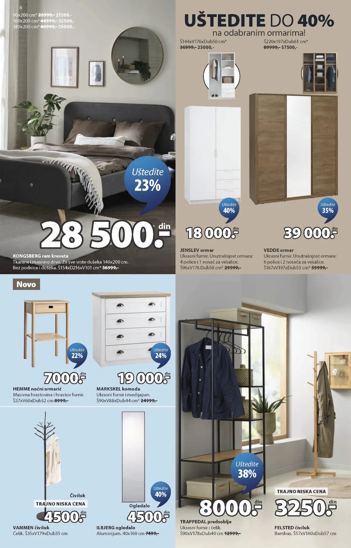 JYSK katalog akcija strana 6 – važi od 14.10. do 29.11.2026.