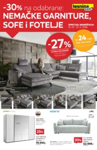 Lesnina katalog akcija strana 1 – važi od 15.10. do 15.11.2026.