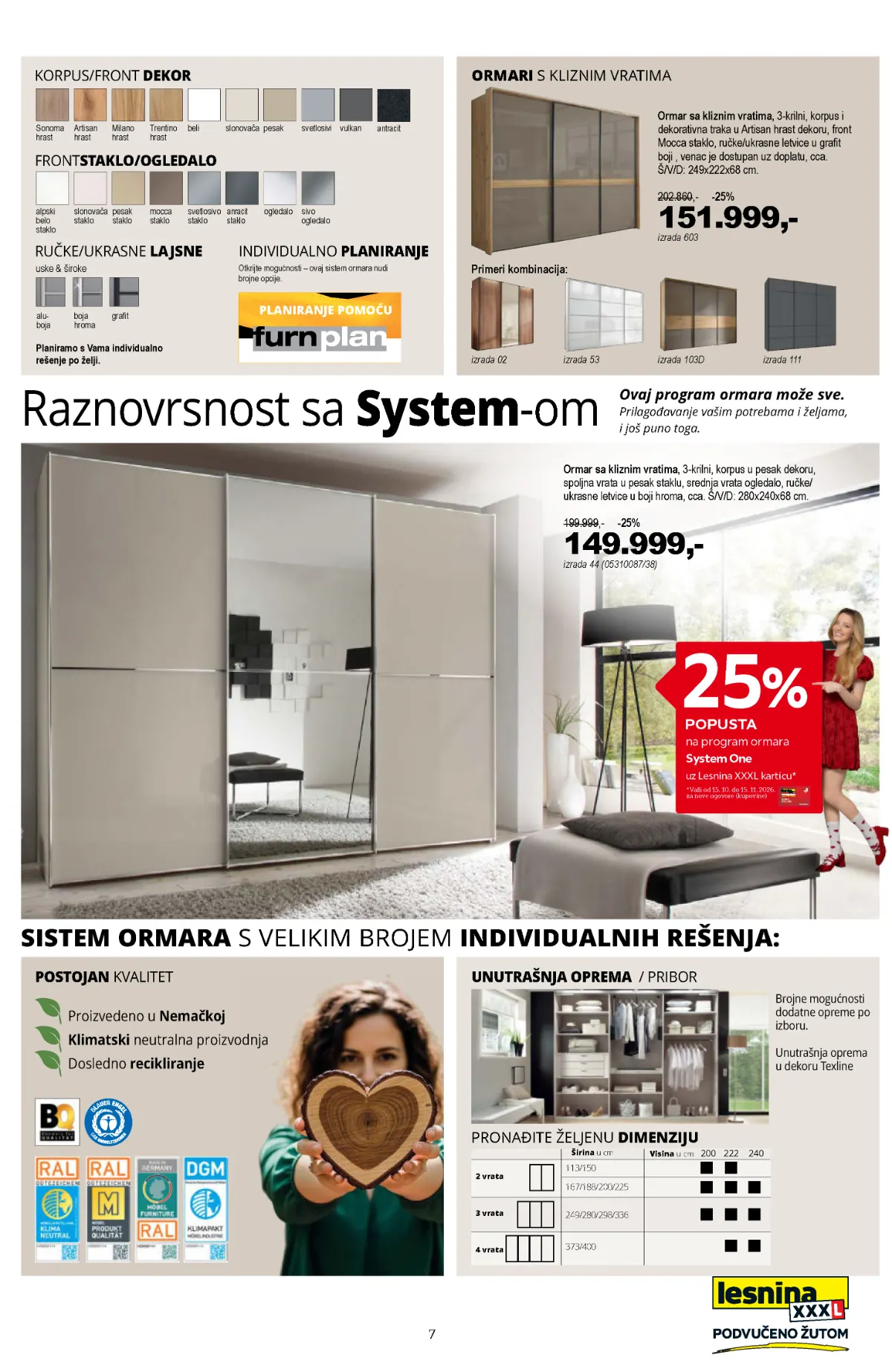 Lesnina katalog akcija strana 7 – važi od 15.10. do 15.11.2026.