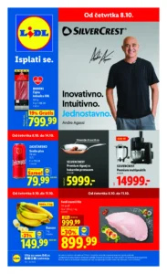 Lidl katalog akcija strana 1 – važi od 8.10. do 14.10.2026.