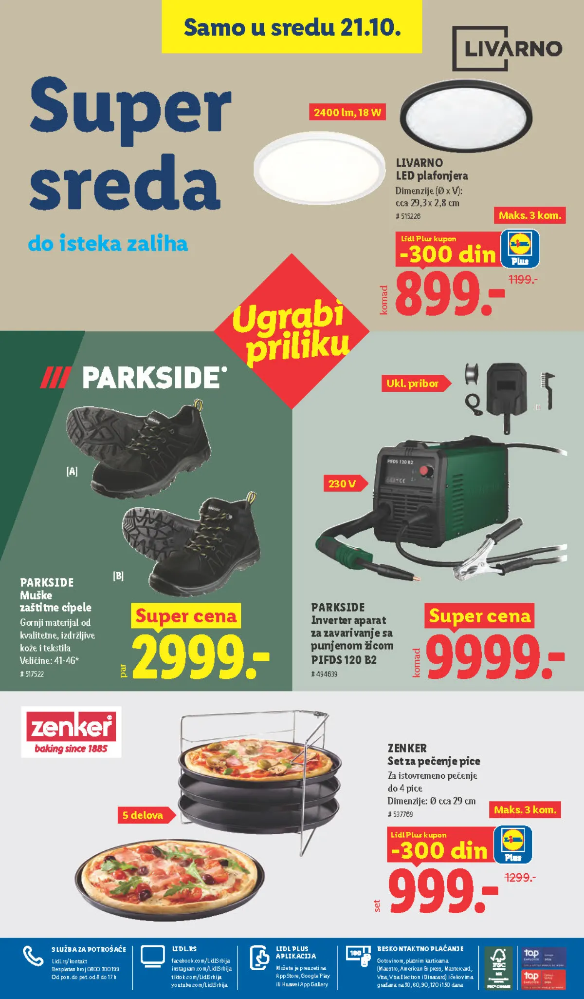 Lidl katalog akcija strana 100 – važi od 15.10. do 21.10.2026.