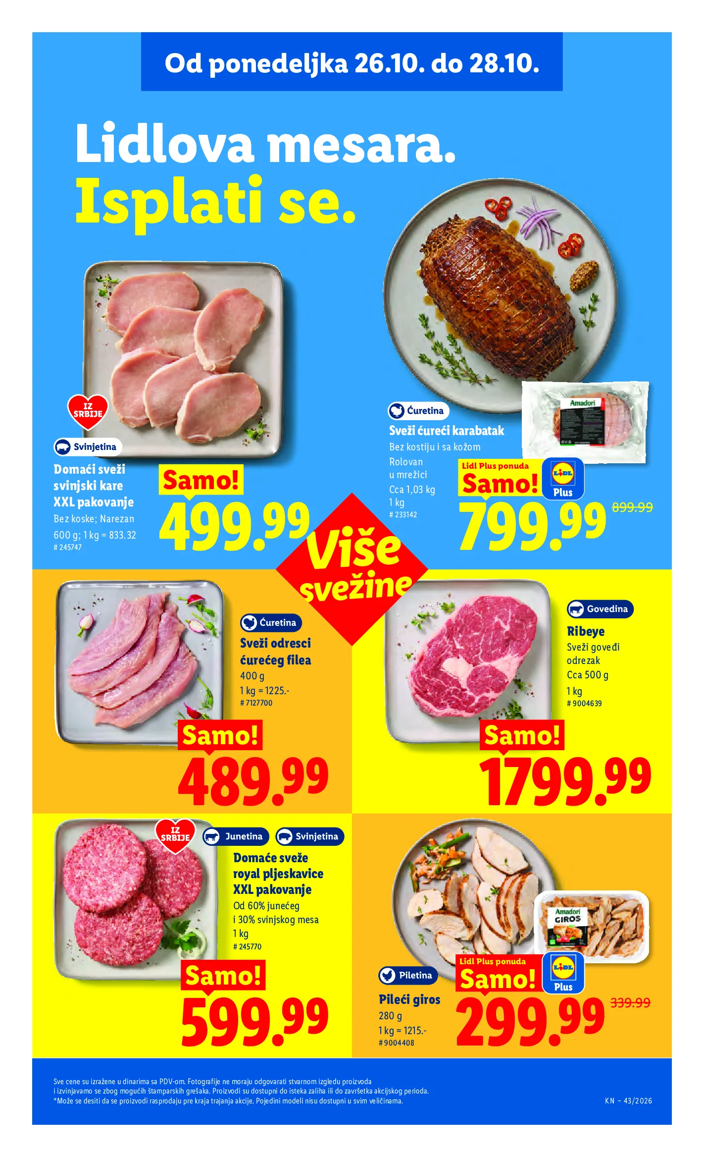Lidl katalog akcija strana 101 – važi od 22.10. do 28.10.2026.
