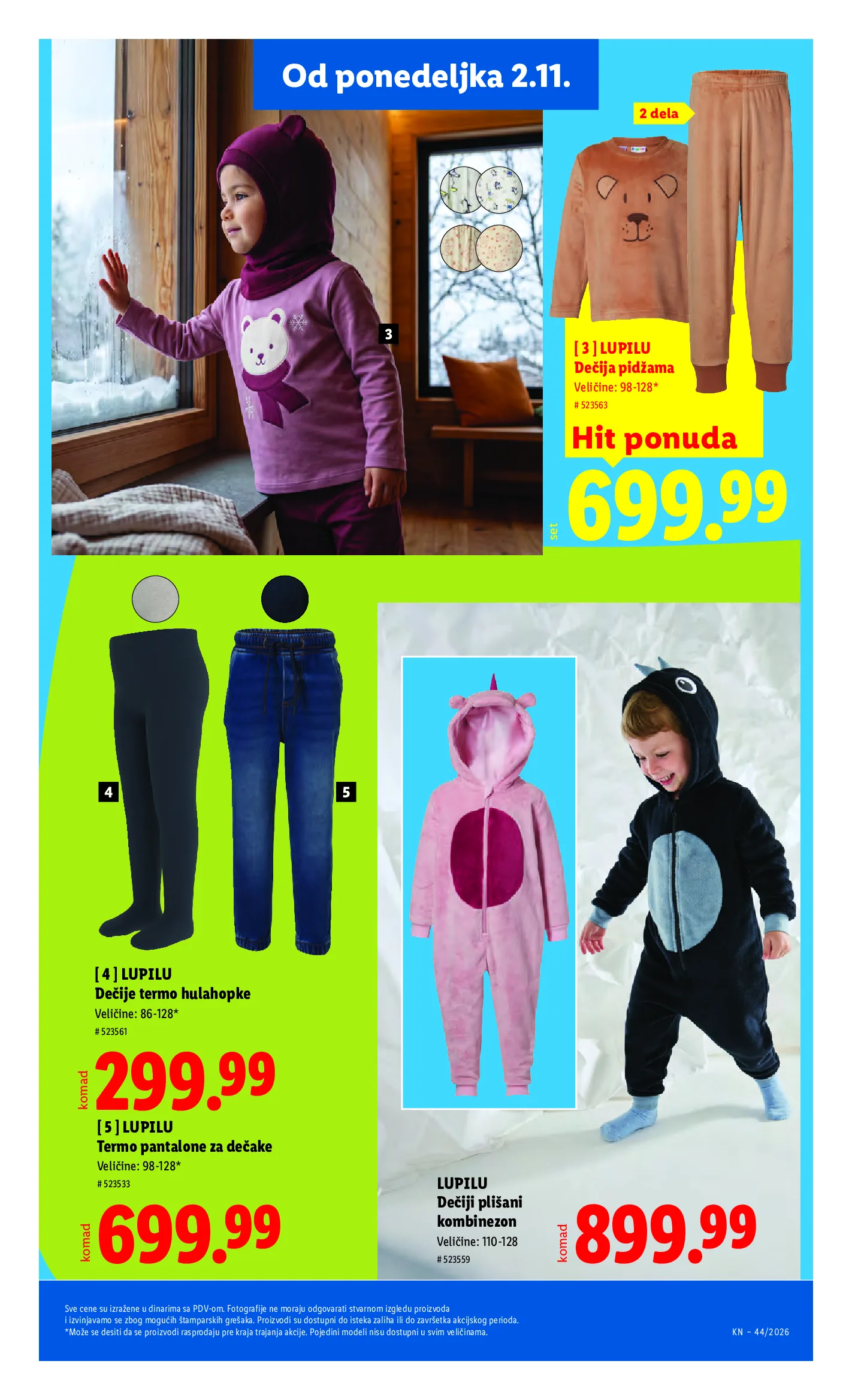 Lidl katalog akcija strana 101 – važi od 29.10. do 4.11.2026.