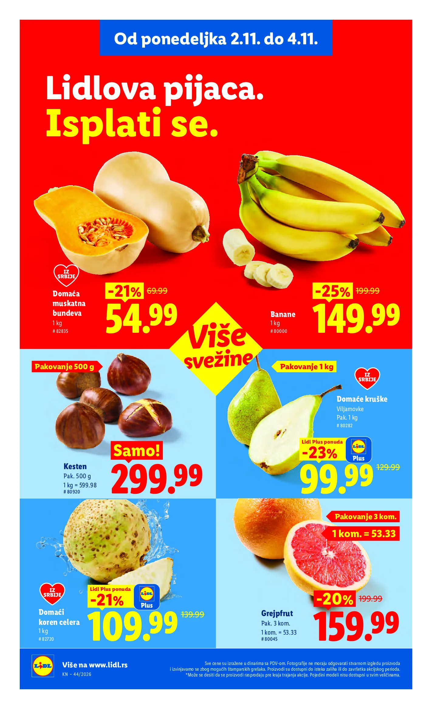 Lidl katalog akcija strana 104 – važi od 29.10. do 4.11.2026.