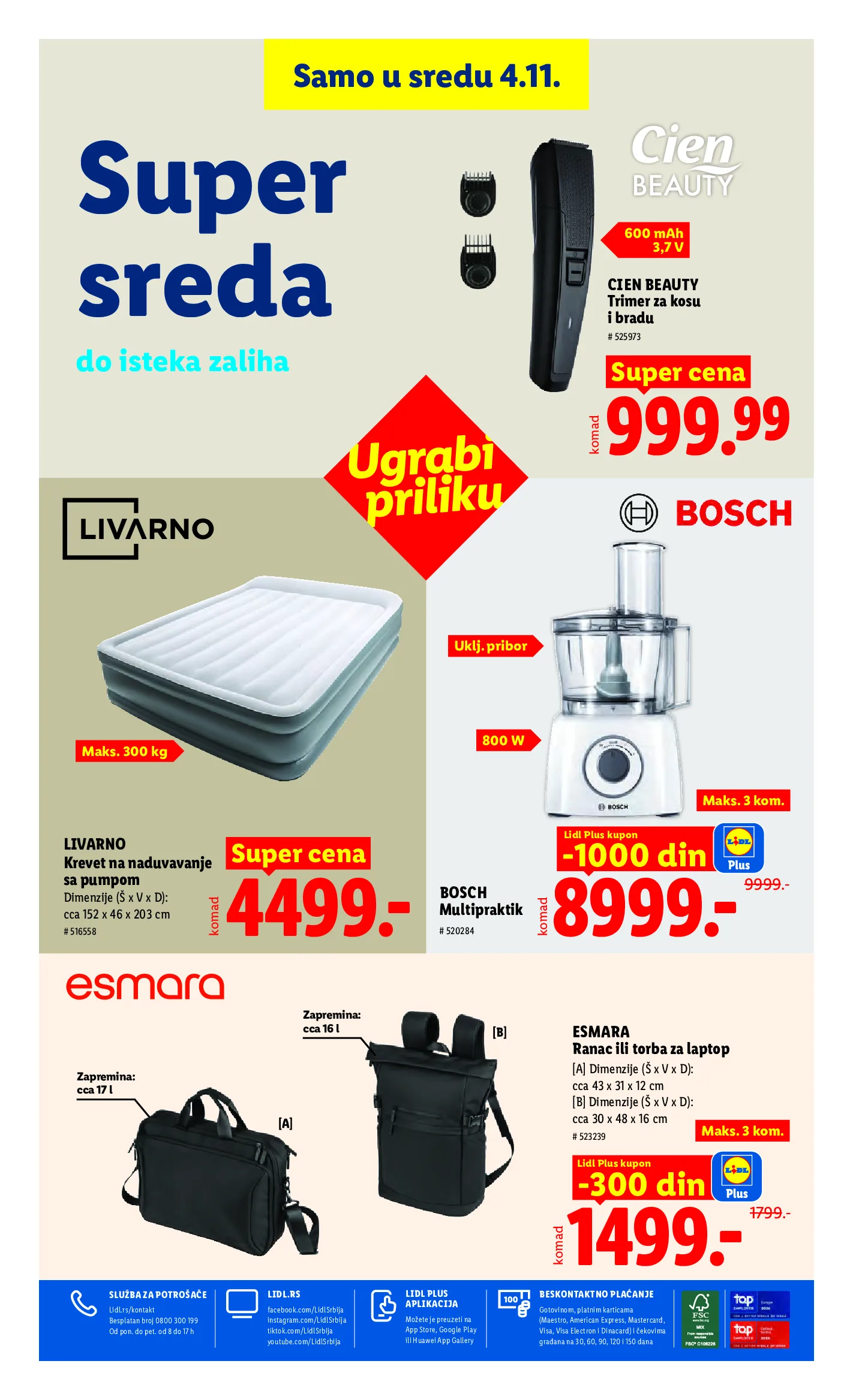 Lidl katalog akcija strana 108 – važi od 29.10. do 4.11.2026.