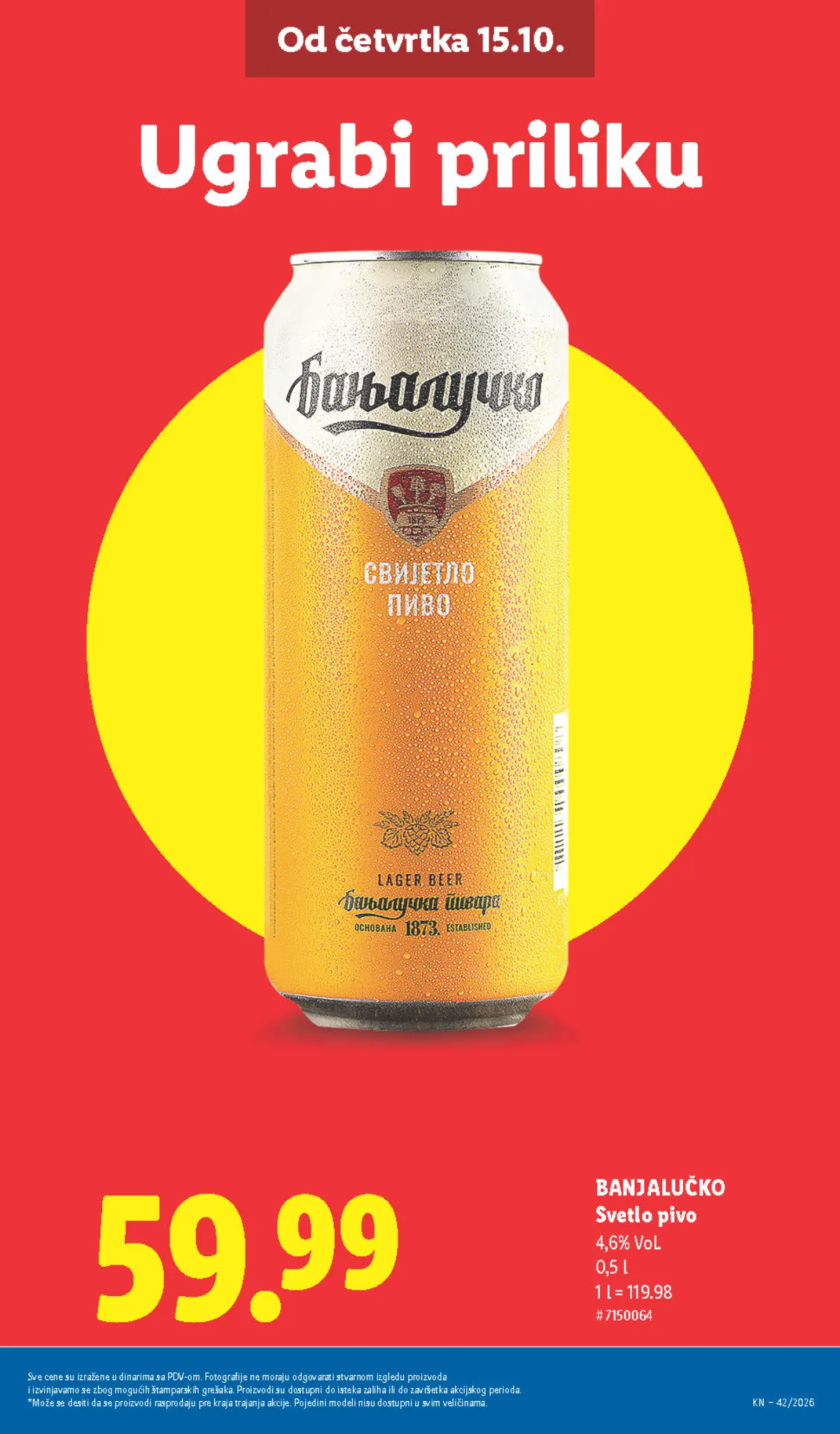 Lidl katalog akcija strana 15 – važi od 15.10. do 21.10.2026.
