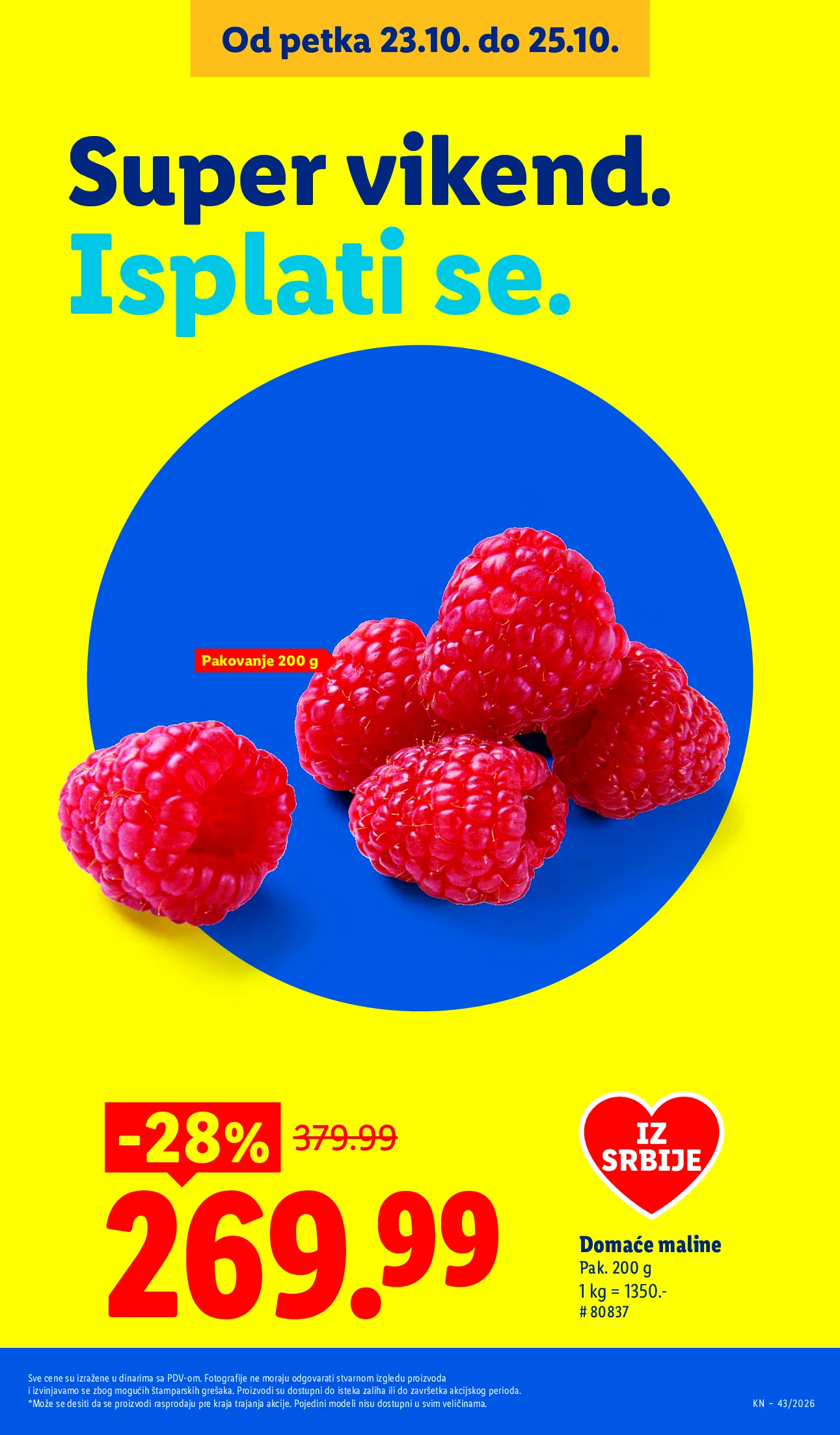 Lidl katalog akcija strana 19 – važi od 22.10. do 28.10.2026.