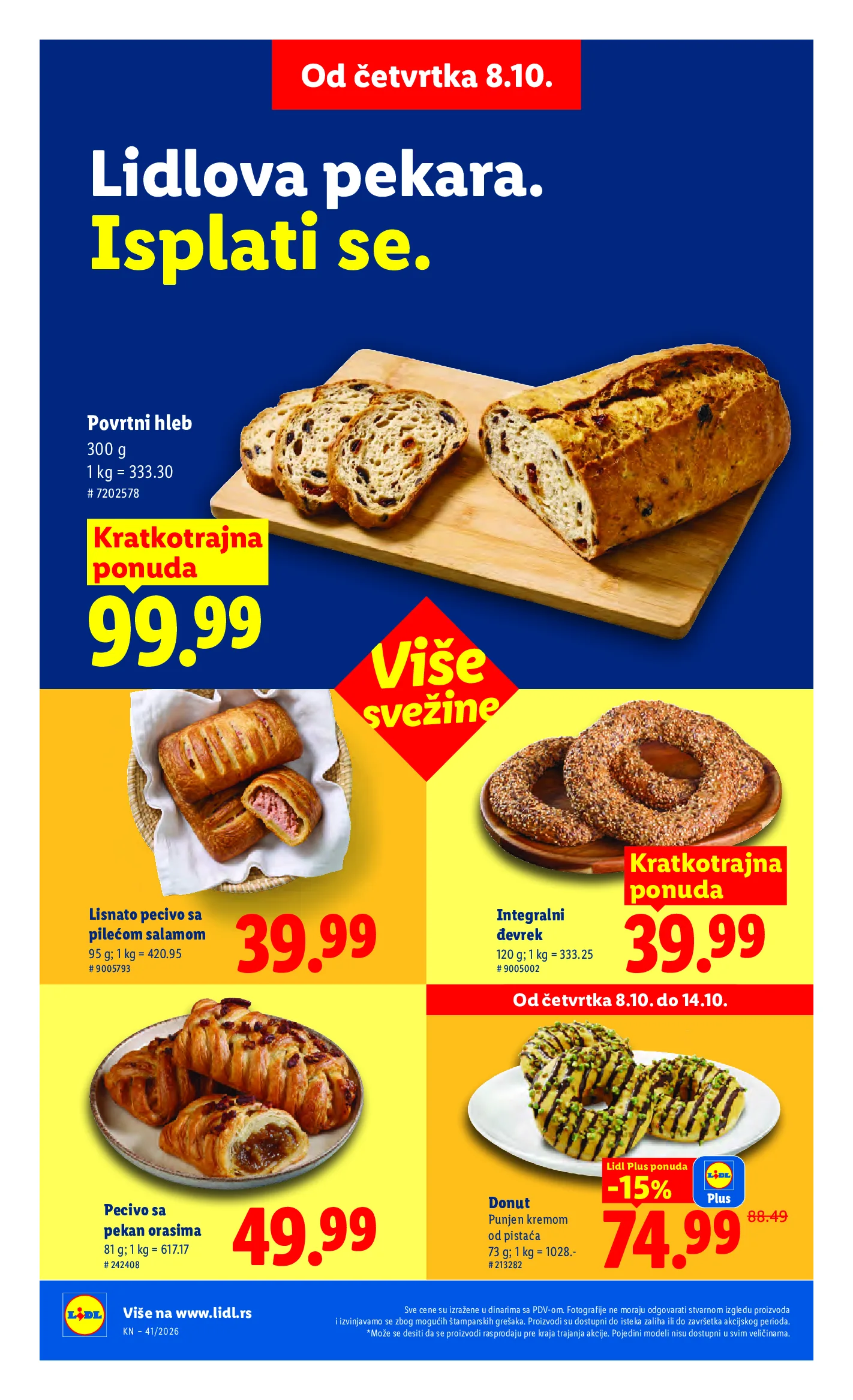 Lidl katalog akcija strana 24 – važi od 8.10. do 14.10.2026.