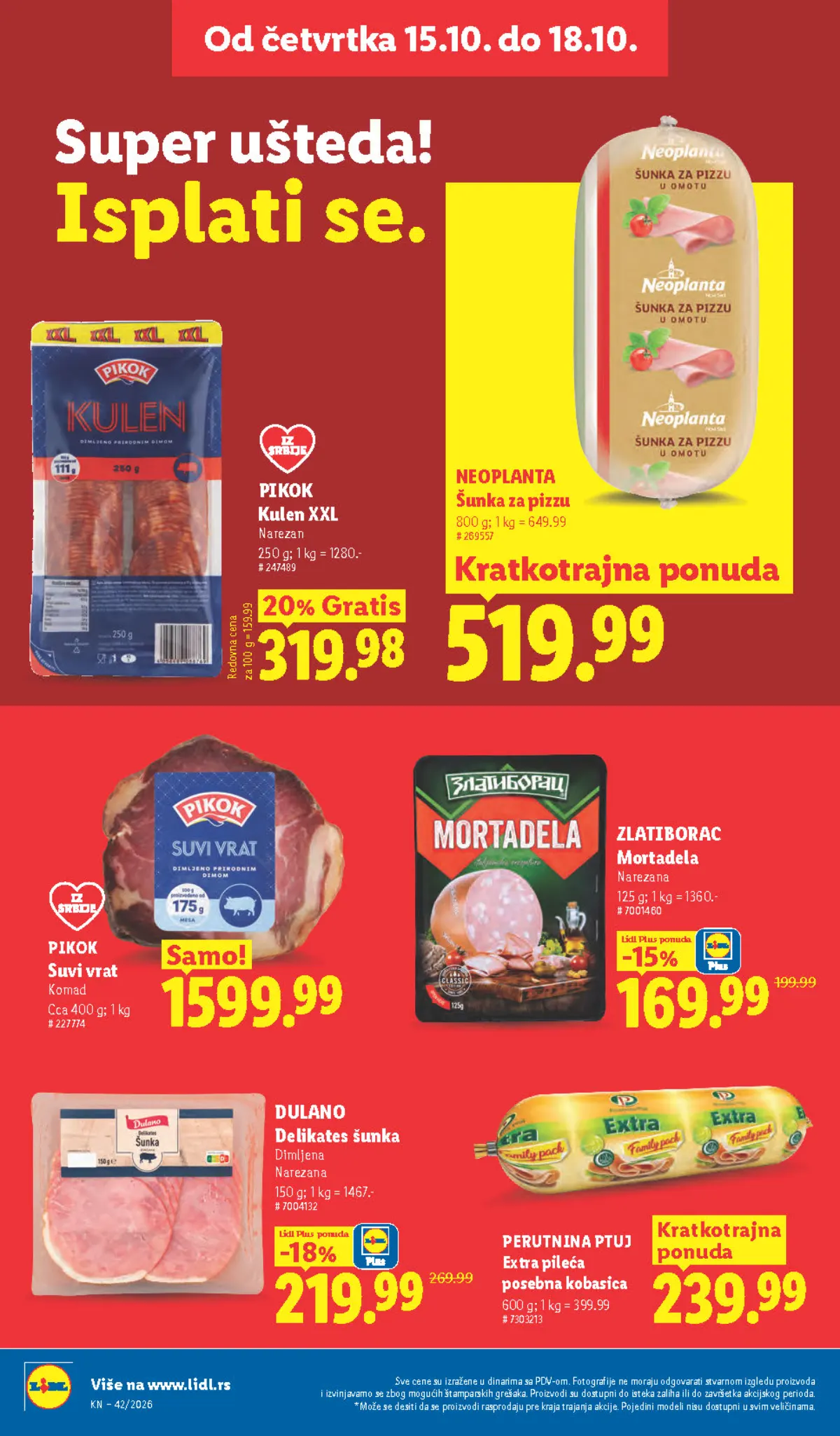 Lidl katalog akcija strana 26 – važi od 15.10. do 21.10.2026.